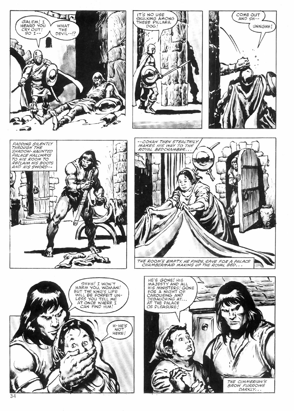 Read online The Savage Sword Of Conan comic -  Issue #81 - 34