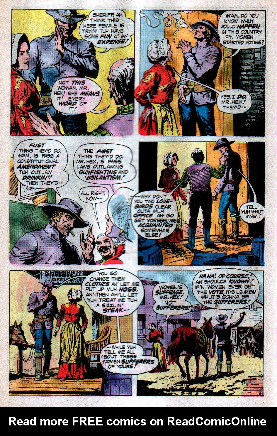 Read online Weird Western Tales (1972) comic -  Issue #27 - 7