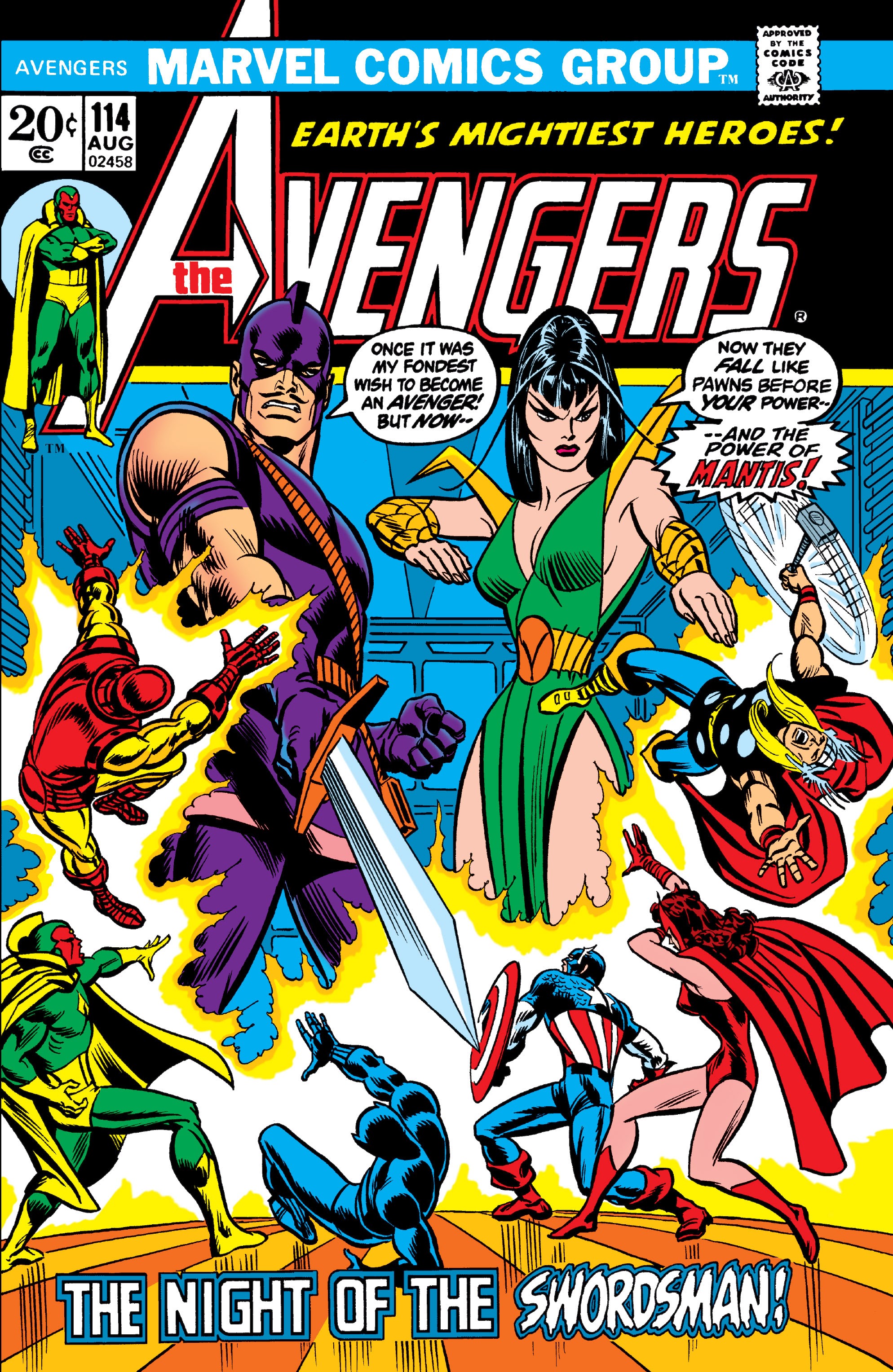 Read online The Avengers (1963) comic -  Issue #114 - 1