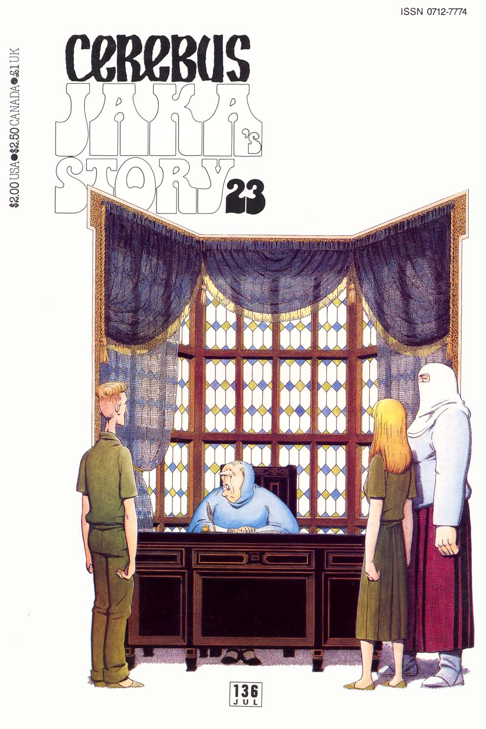 Read online Cerebus comic -  Issue #136 - 1