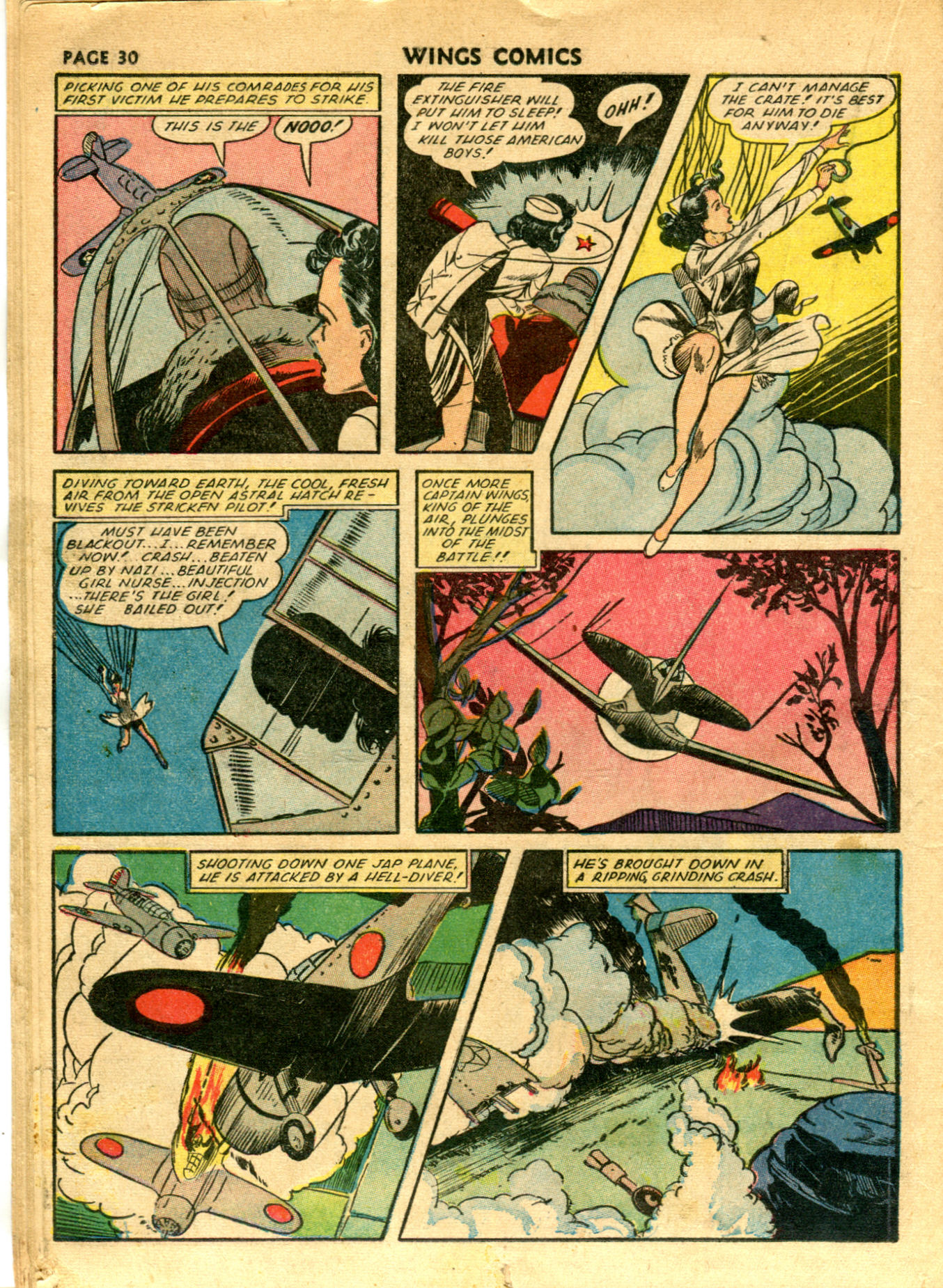 Read online Wings Comics comic -  Issue #25 - 32