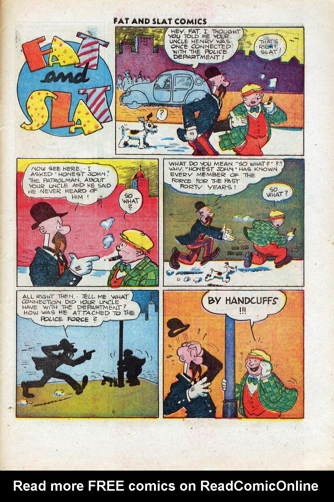 Read online Fat and Slat comic -  Issue #1 - 31