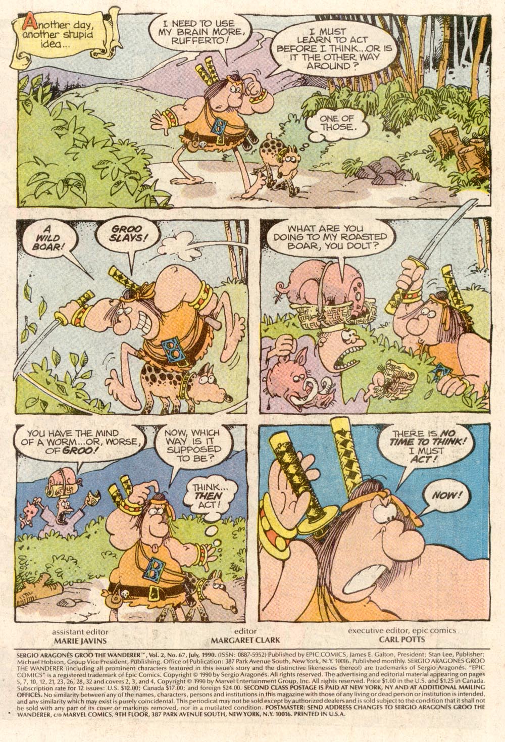 Read online Sergio Aragonés Groo the Wanderer comic -  Issue #67 - 2