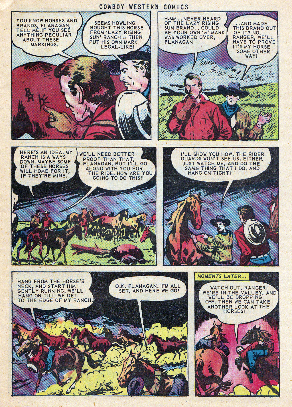 Read online Cowboy Western Comics (1948) comic -  Issue #38 - 29