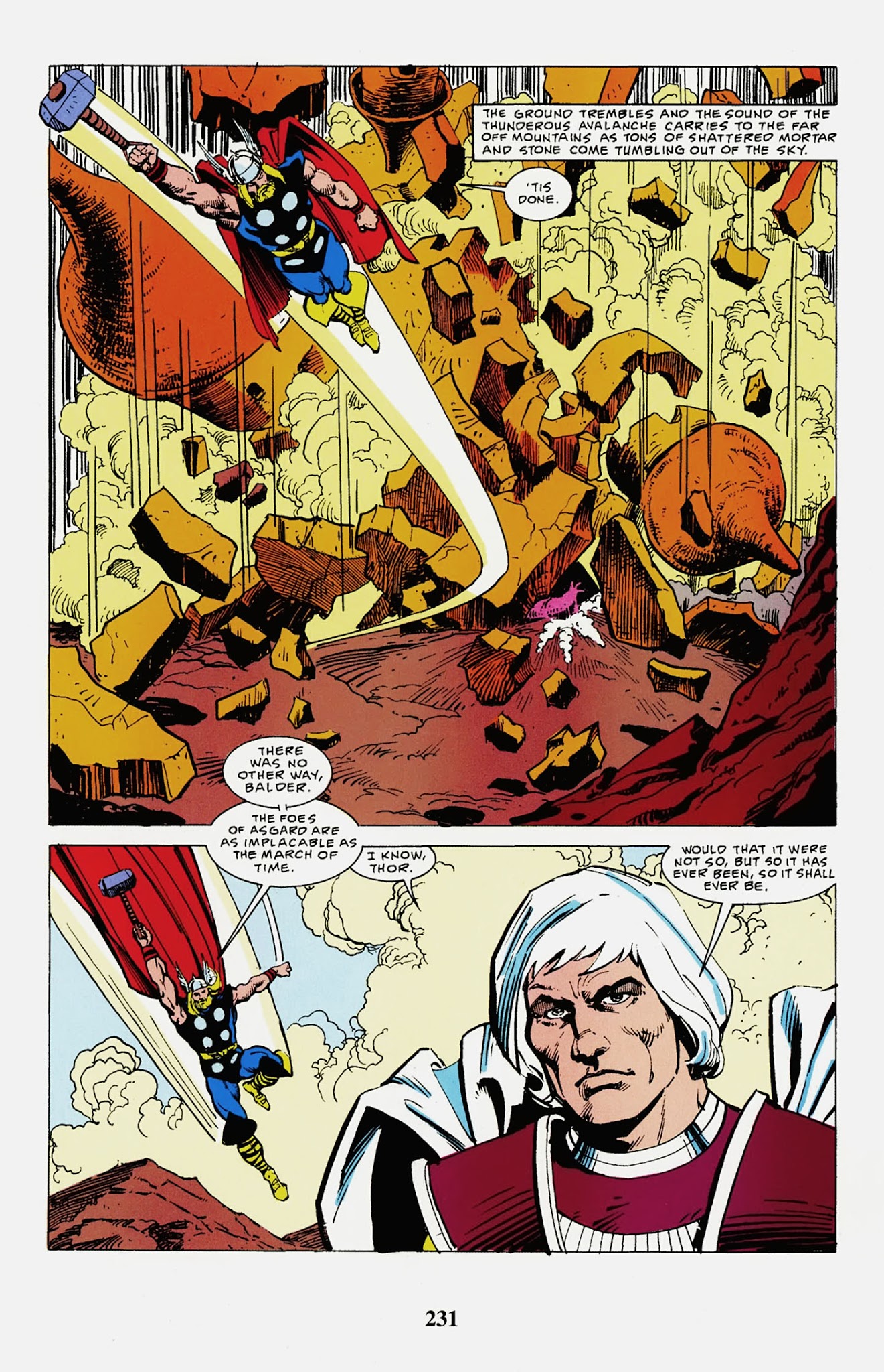 Read online Thor Visionaries: Walter Simonson comic -  Issue # TPB 3 - 233