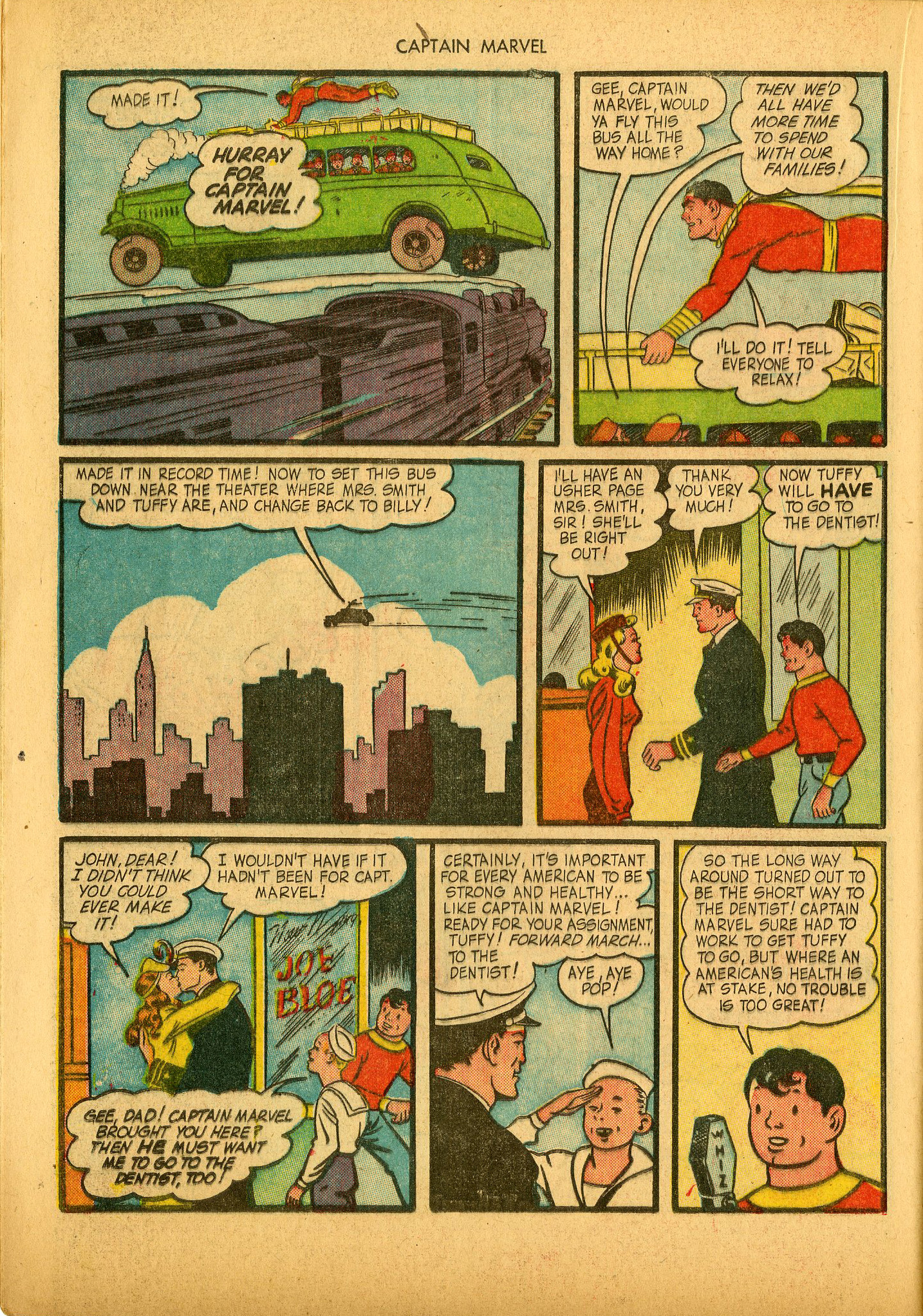 Read online Captain Marvel Adventures comic -  Issue #36 - 36