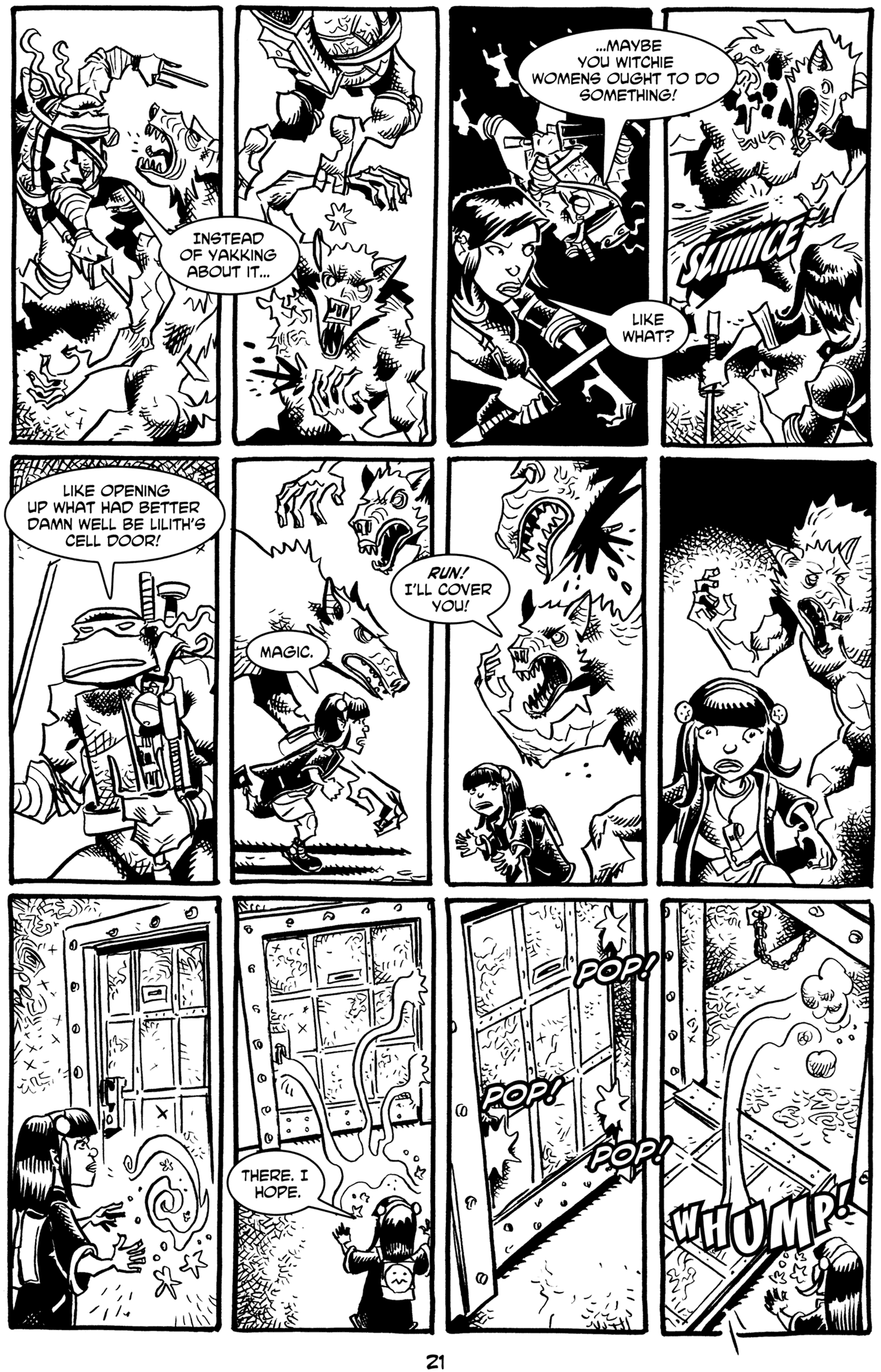 Read online Raphael Bad Moon Rising comic -  Issue #4 - 22