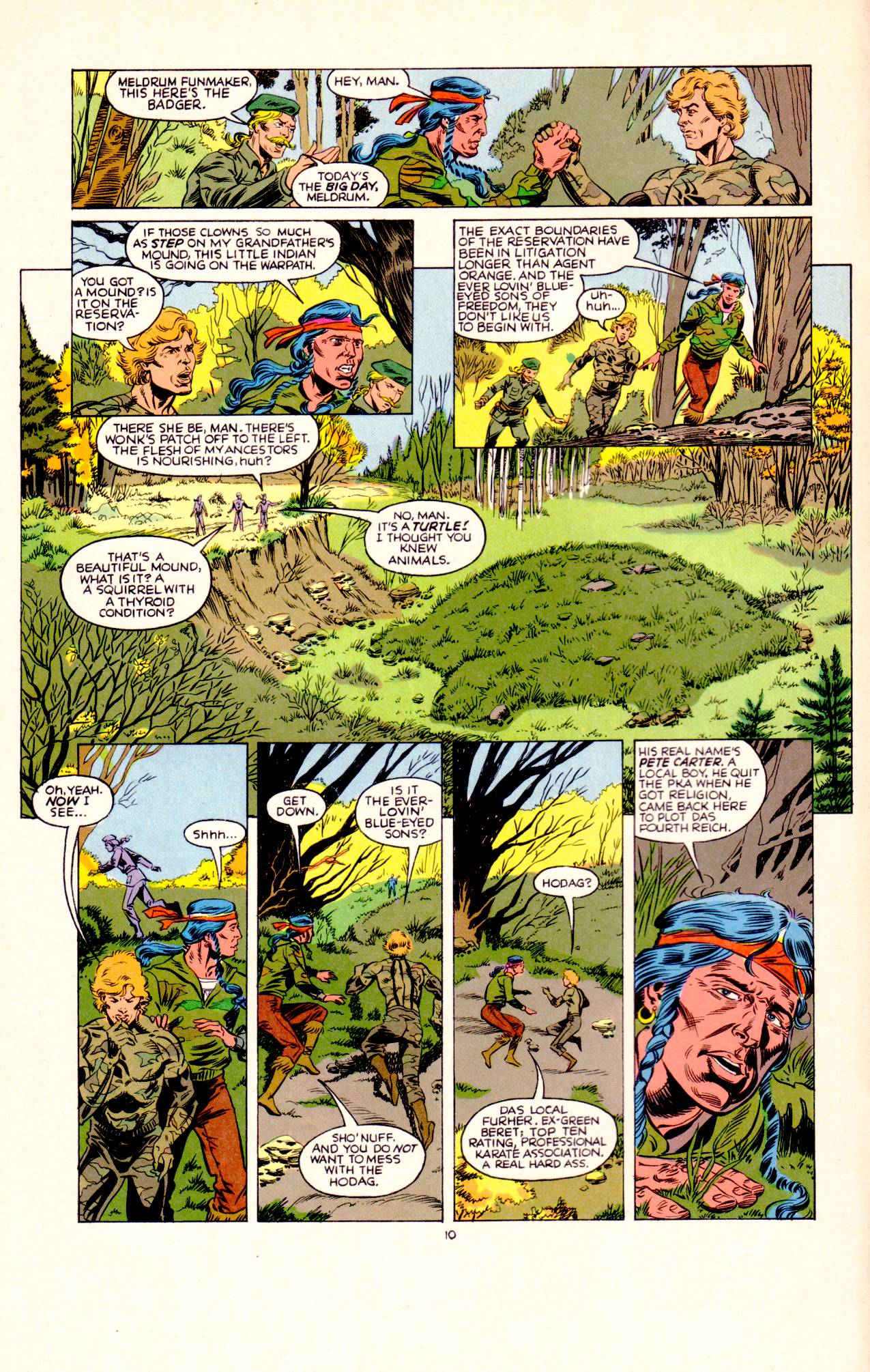 Read online The Badger comic -  Issue #10 - 12