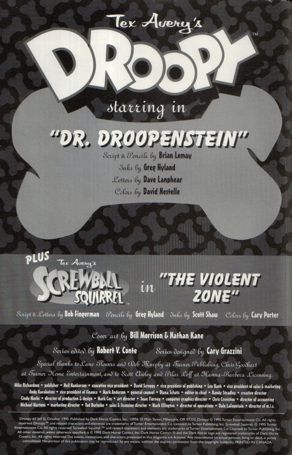 Read online Droopy comic -  Issue #1 - 2
