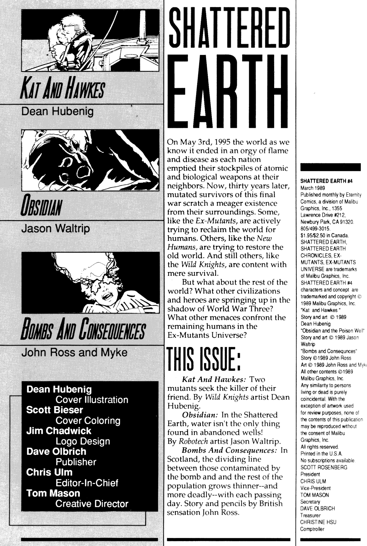 Read online Shattered Earth comic -  Issue #4 - 2