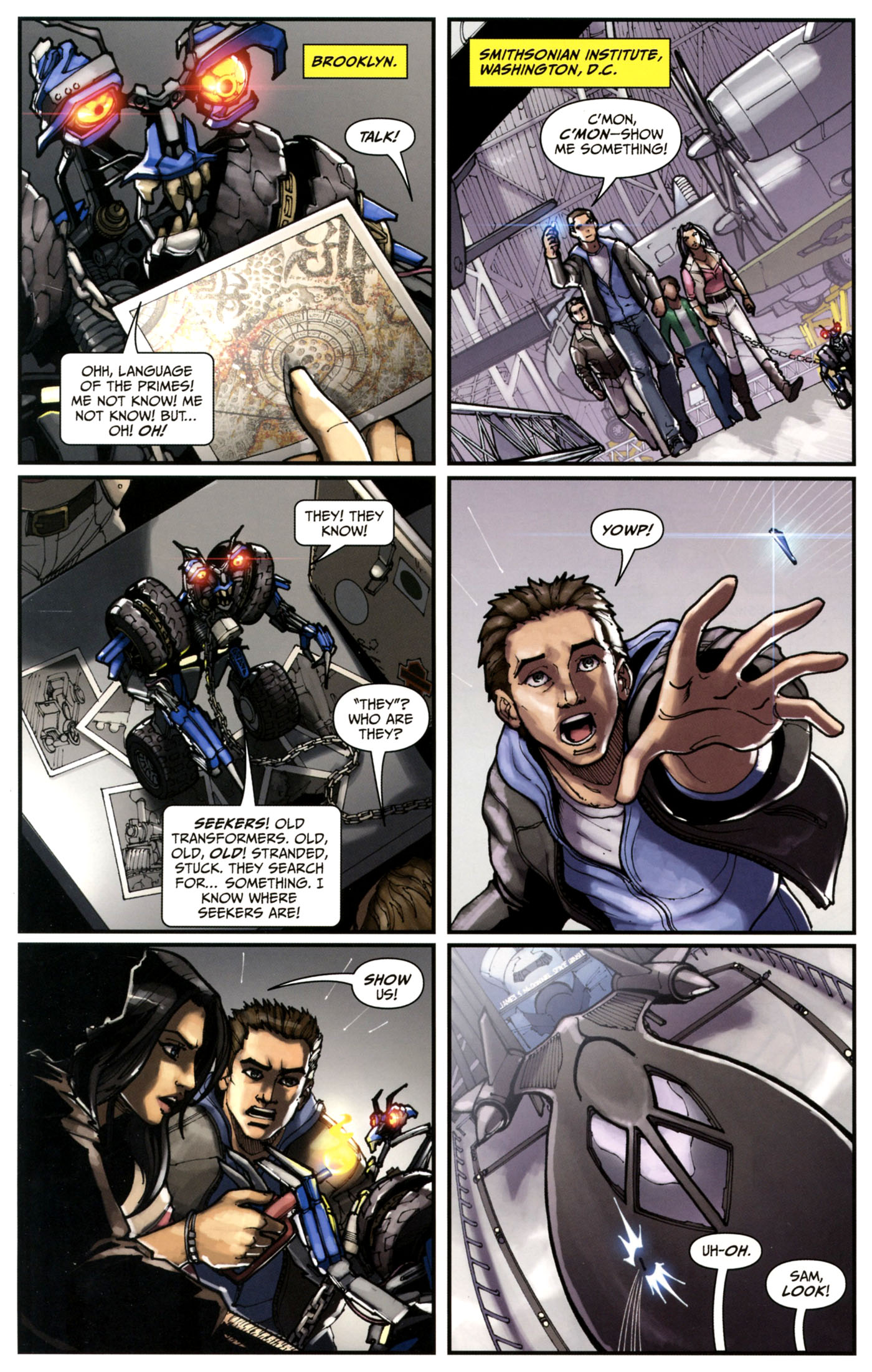 Read online Transformers: Revenge of the Fallen — Official Movie Adaptation comic -  Issue #3 - 4