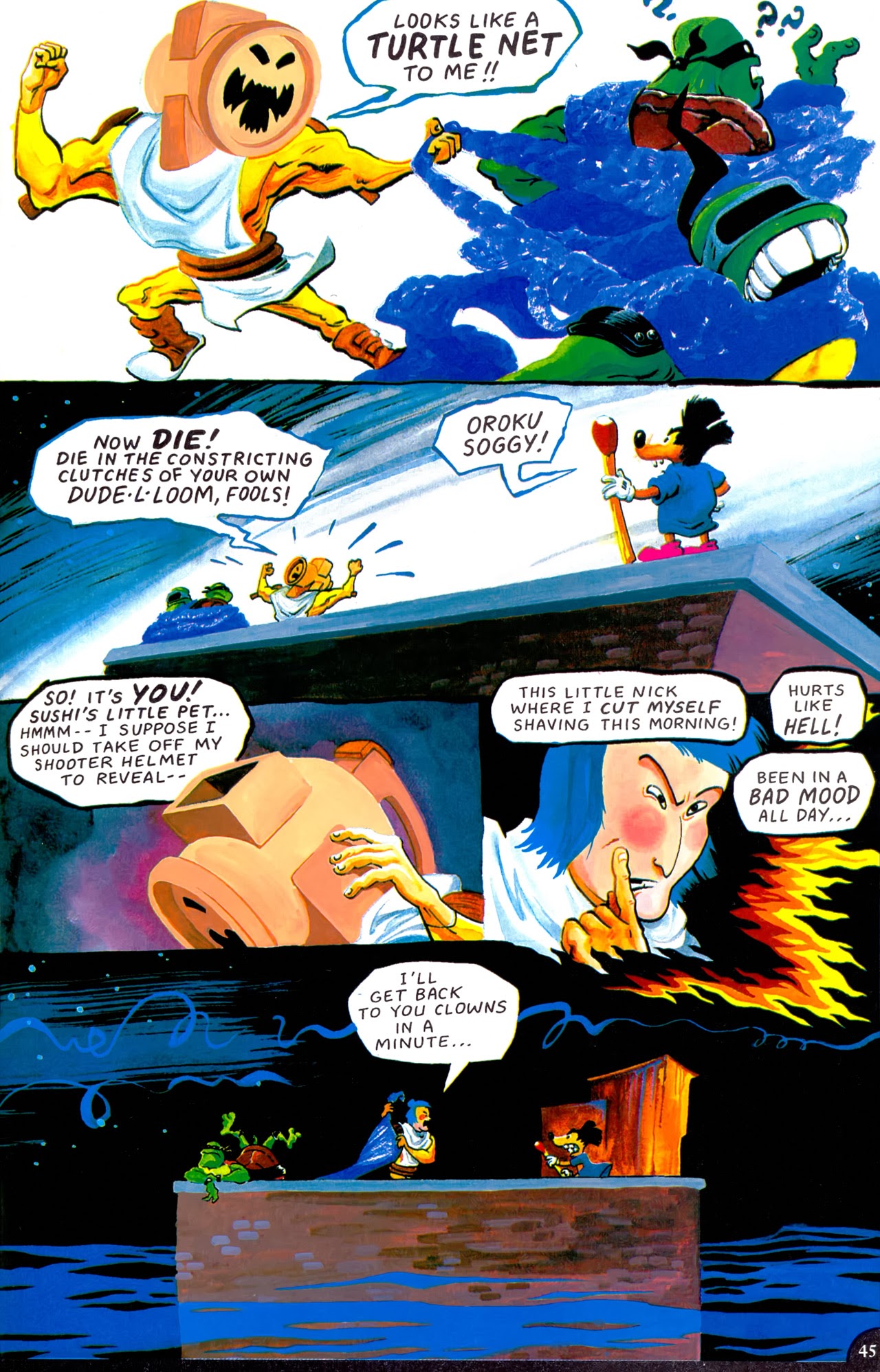 Read online Green-Grey Sponge-Suit Sushi Turtles comic -  Issue # Full - 47
