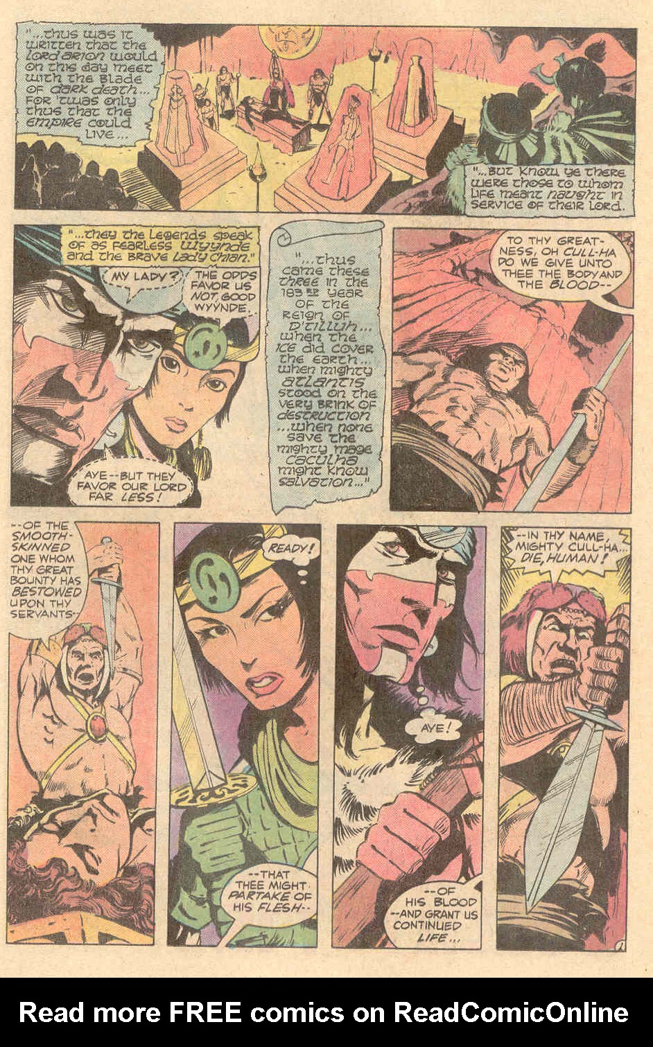 Read online Warlord (1976) comic -  Issue #57 - 19
