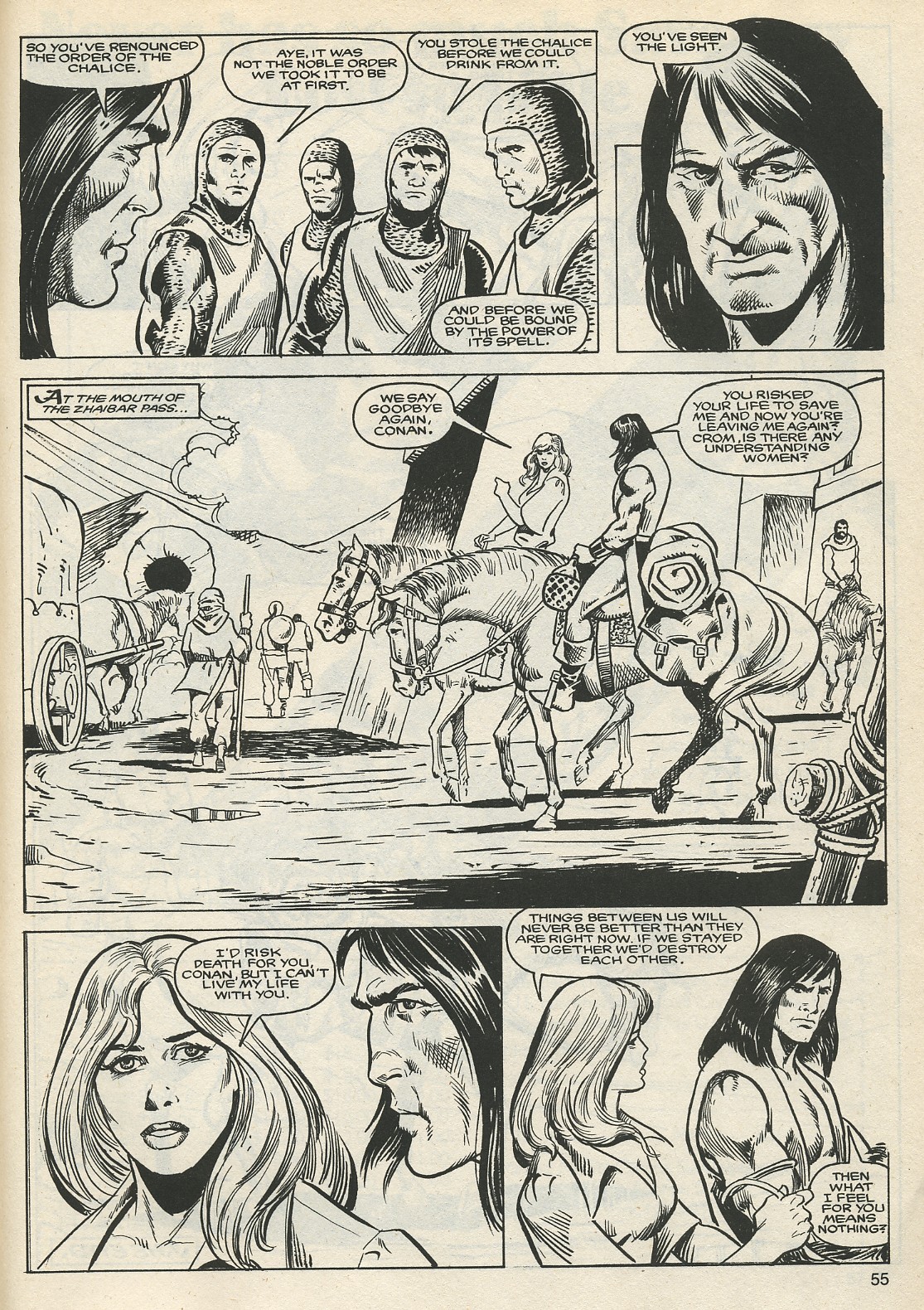 Read online The Savage Sword Of Conan comic -  Issue #127 - 55