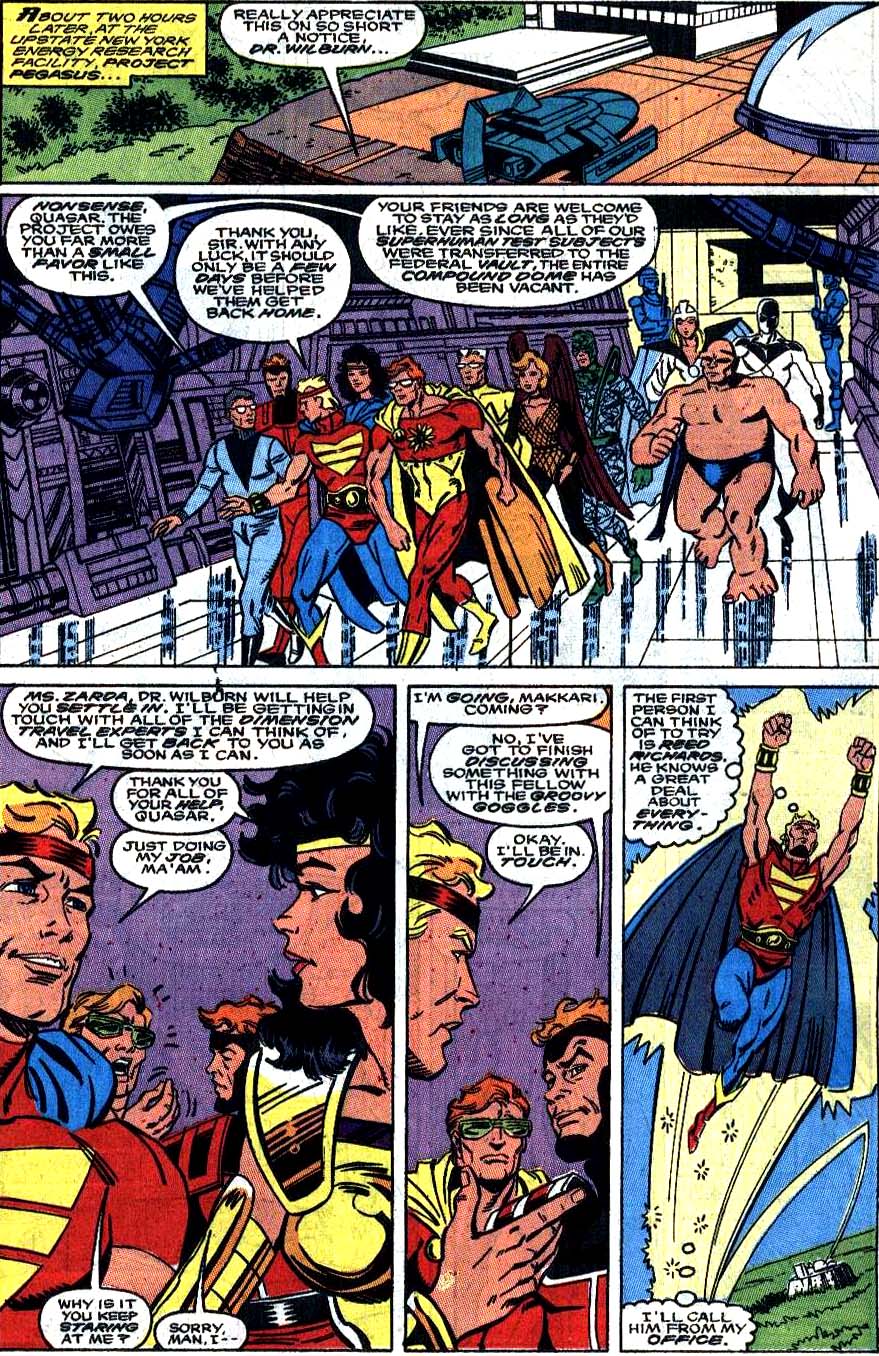 Read online Quasar comic -  Issue #13 - 14