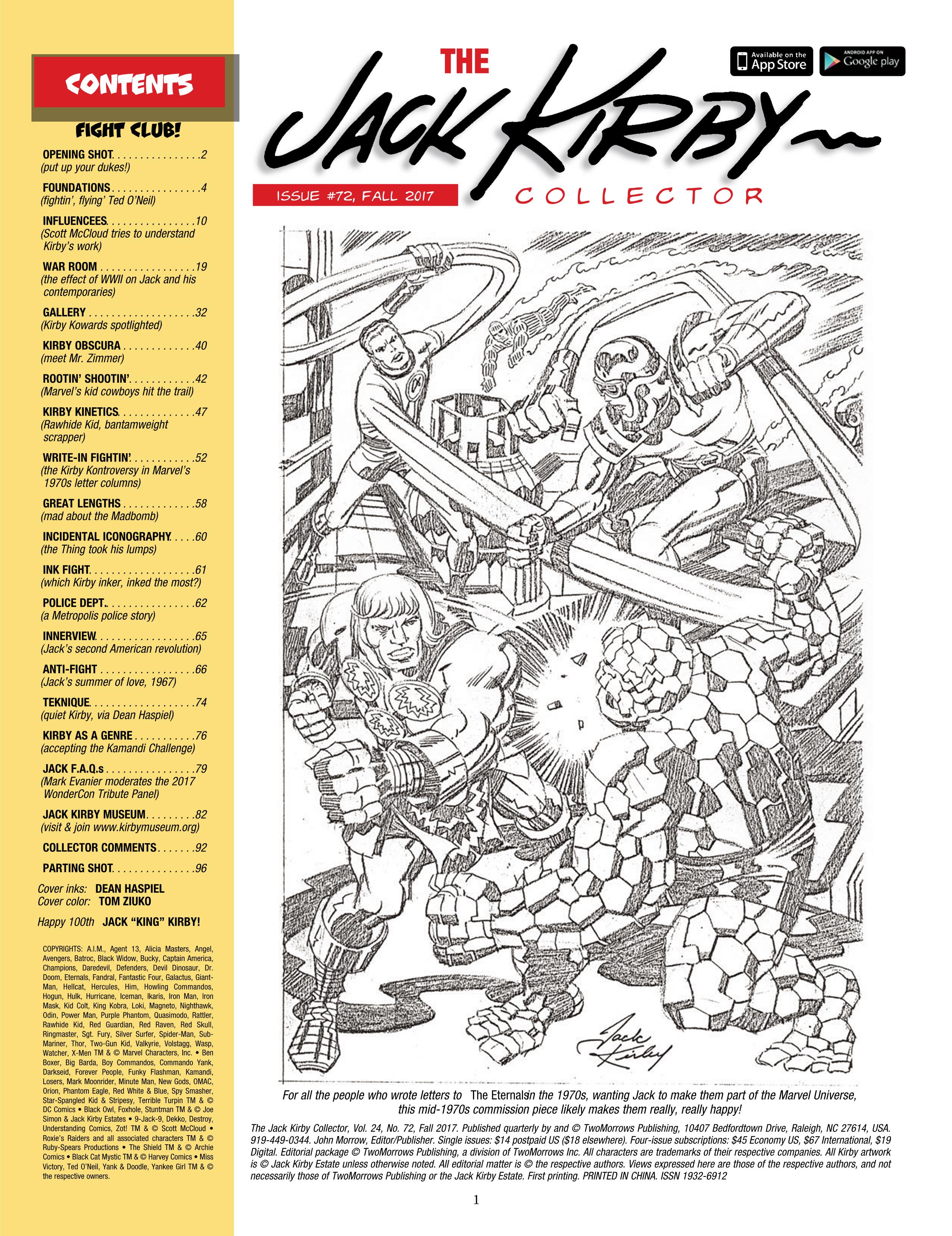 Read online The Jack Kirby Collector comic -  Issue #72 - 3