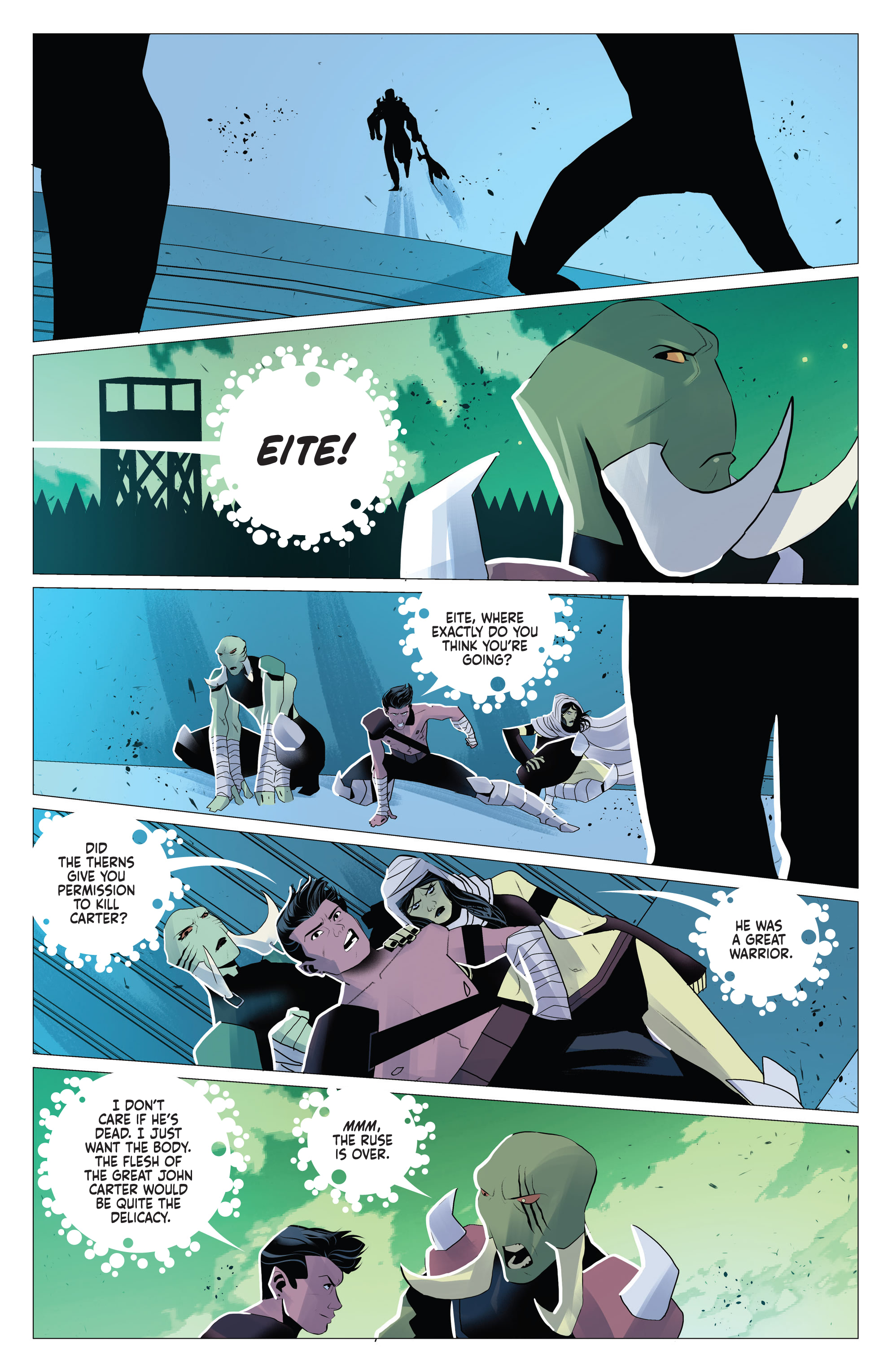 Read online John Carter of Mars comic -  Issue #4 - 8