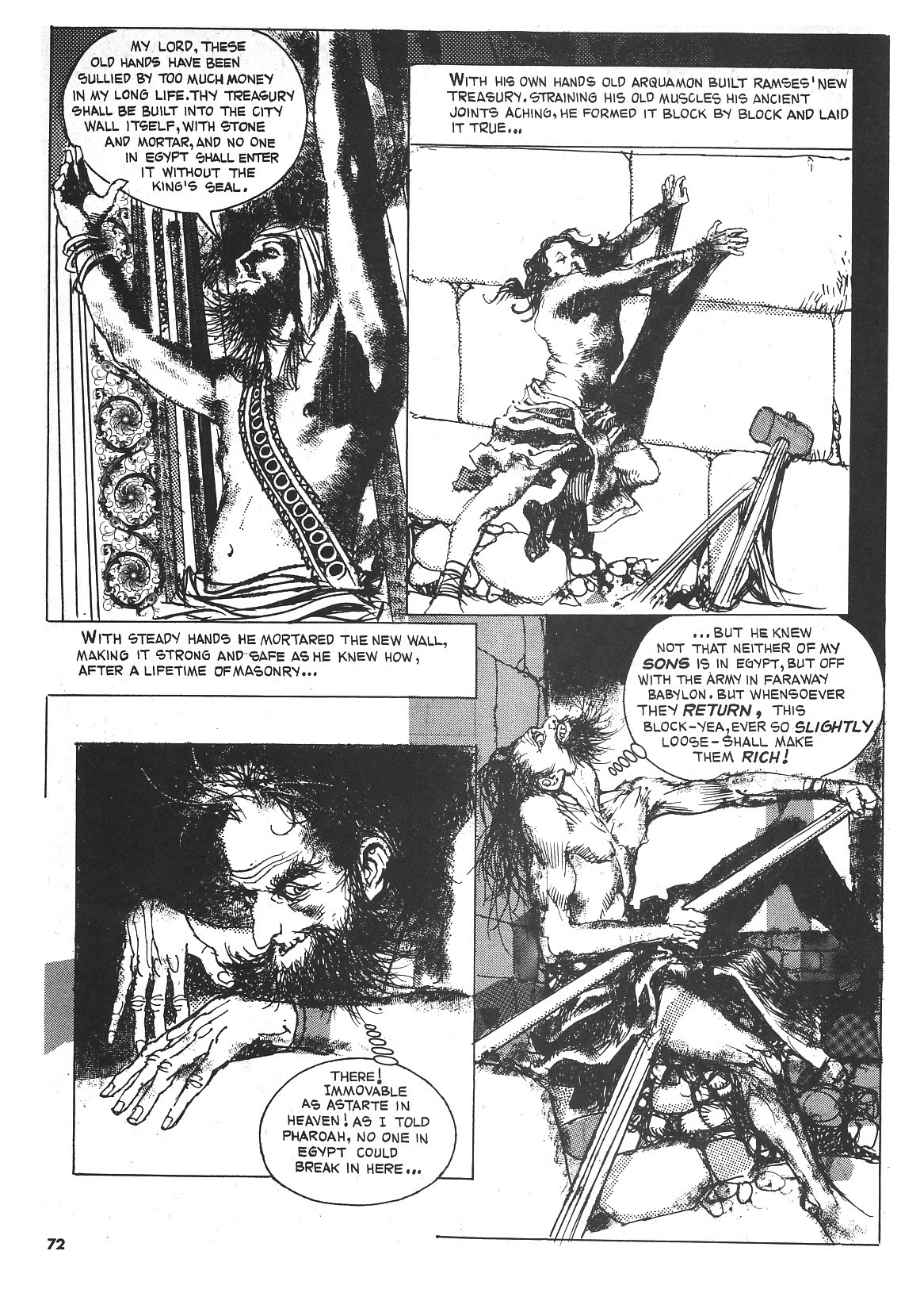 Read online Vampirella (1969) comic -  Issue #19 - 72