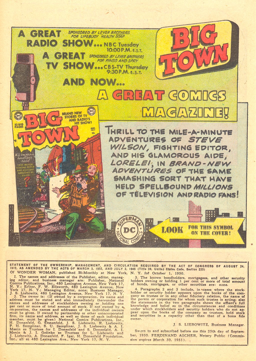 Read online Wonder Woman (1942) comic -  Issue #46 - 36