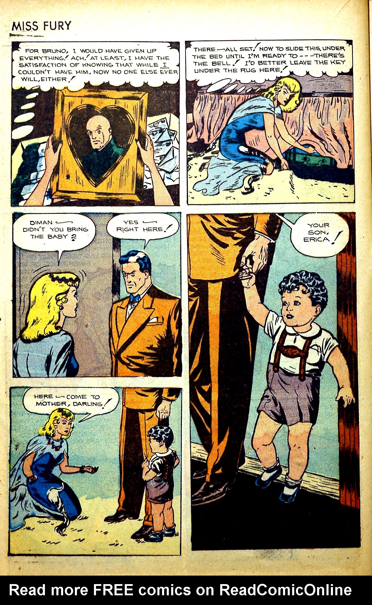 Read online Miss Fury (1942) comic -  Issue #8 - 17