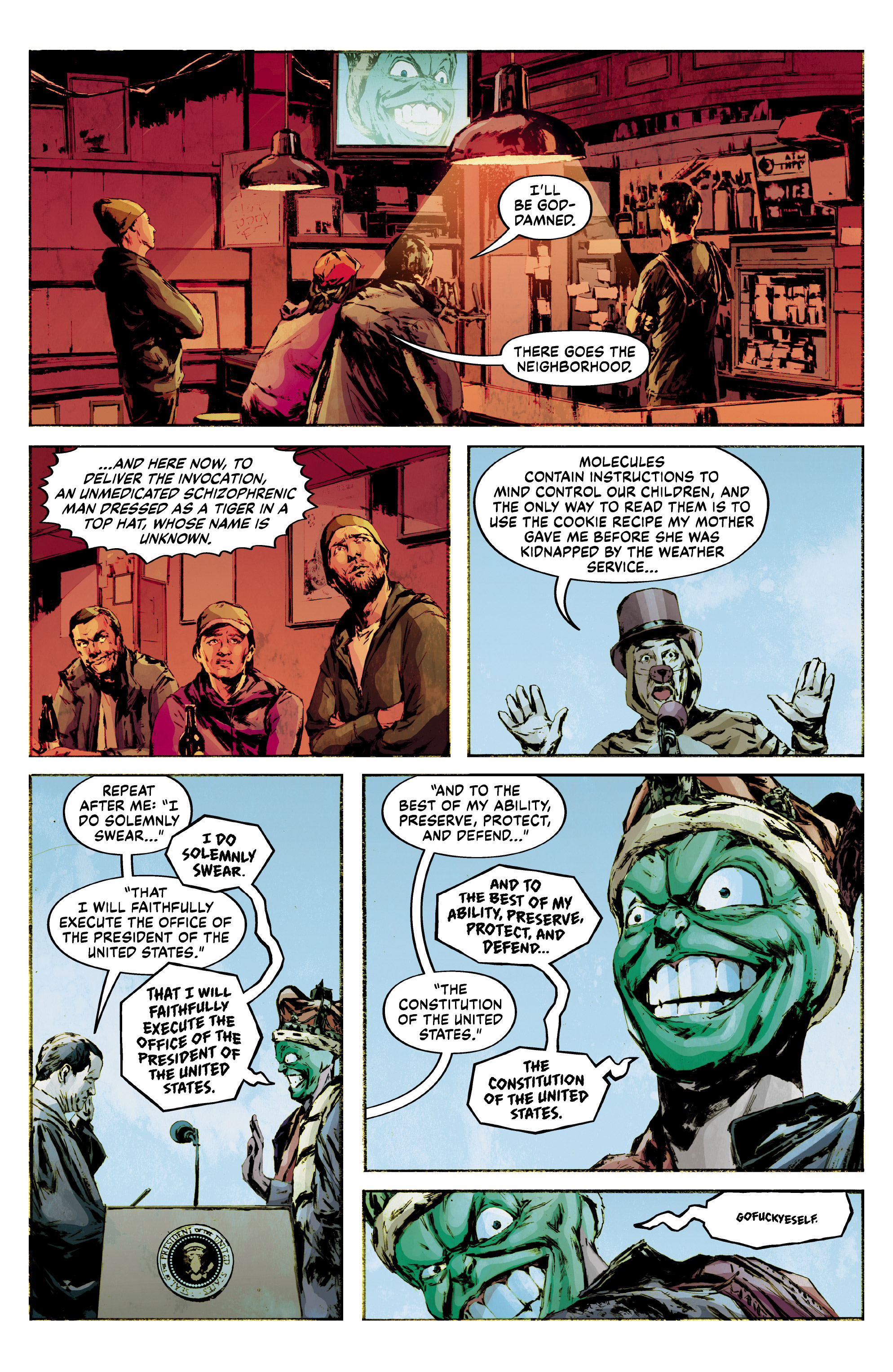 Read online The Mask: I Pledge Allegiance to the Mask comic -  Issue #4 - 5