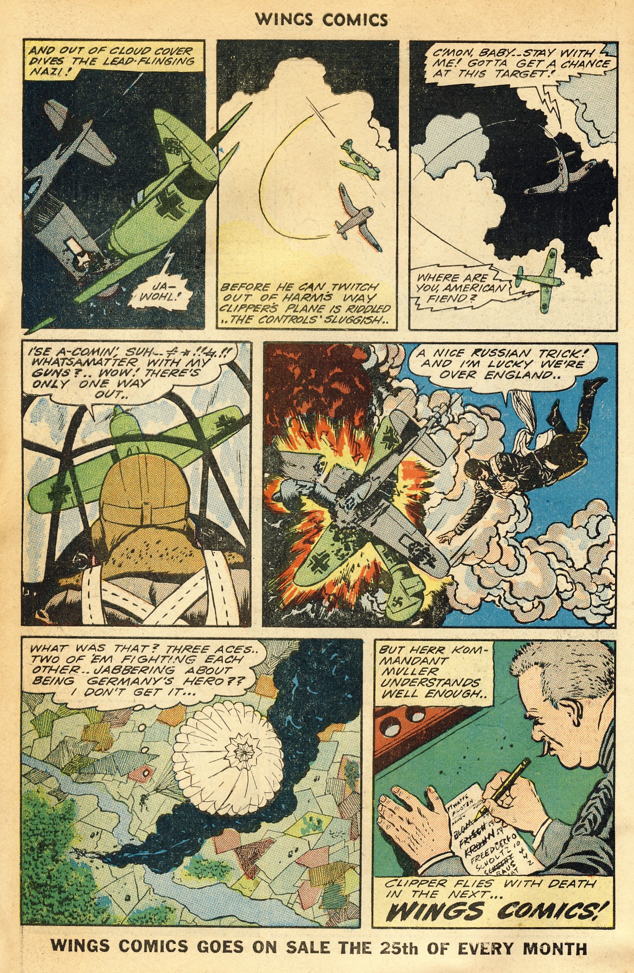 Read online Wings Comics comic -  Issue #44 - 50