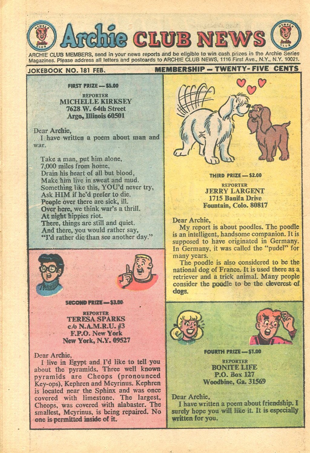 Read online Archie's Joke Book Magazine comic -  Issue #181 - 26