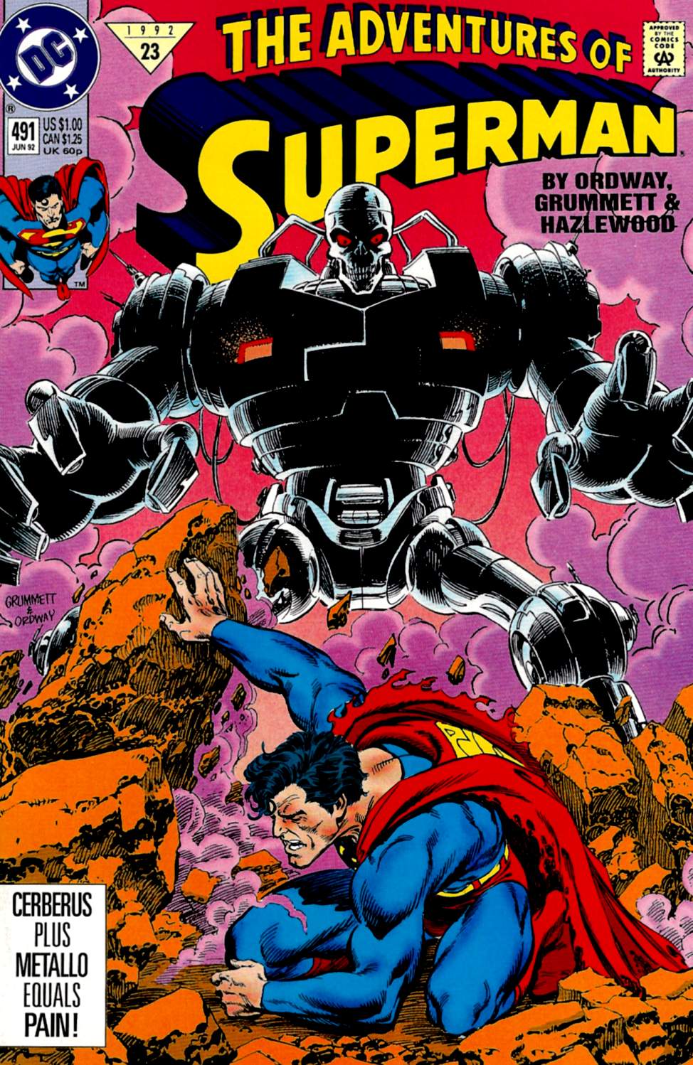 Read online Adventures of Superman (1987) comic -  Issue #491 - 1