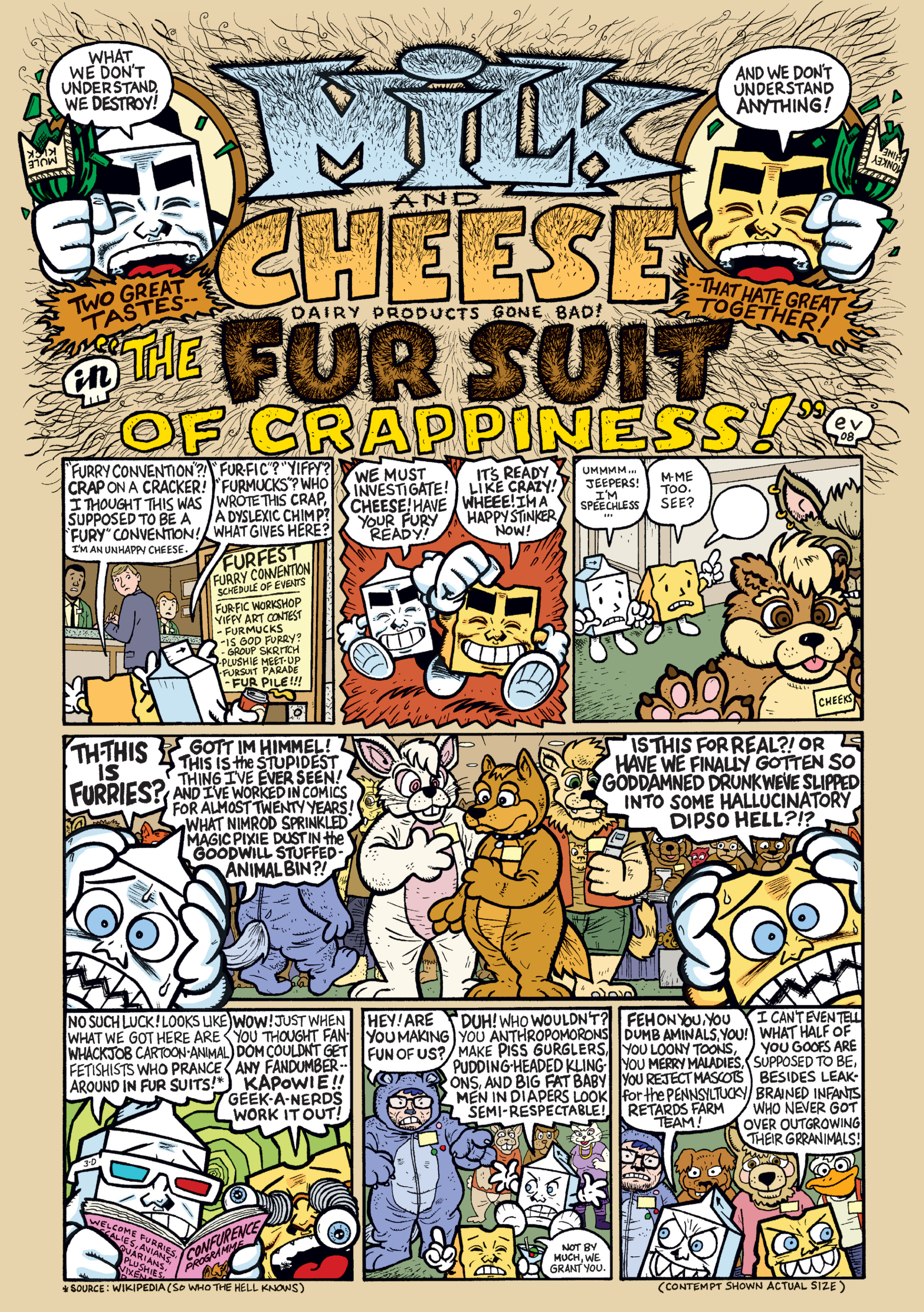 Read online Milk And Cheese: Dairy Products Gone Bad! comic -  Issue # Full - 201