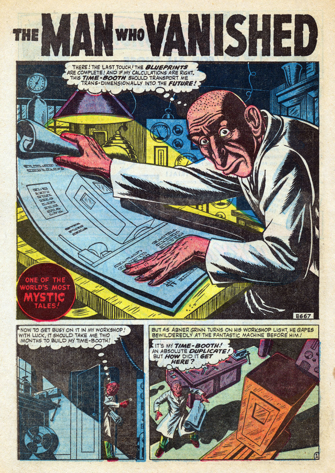 Read online Mystic (1951) comic -  Issue #33 - 22