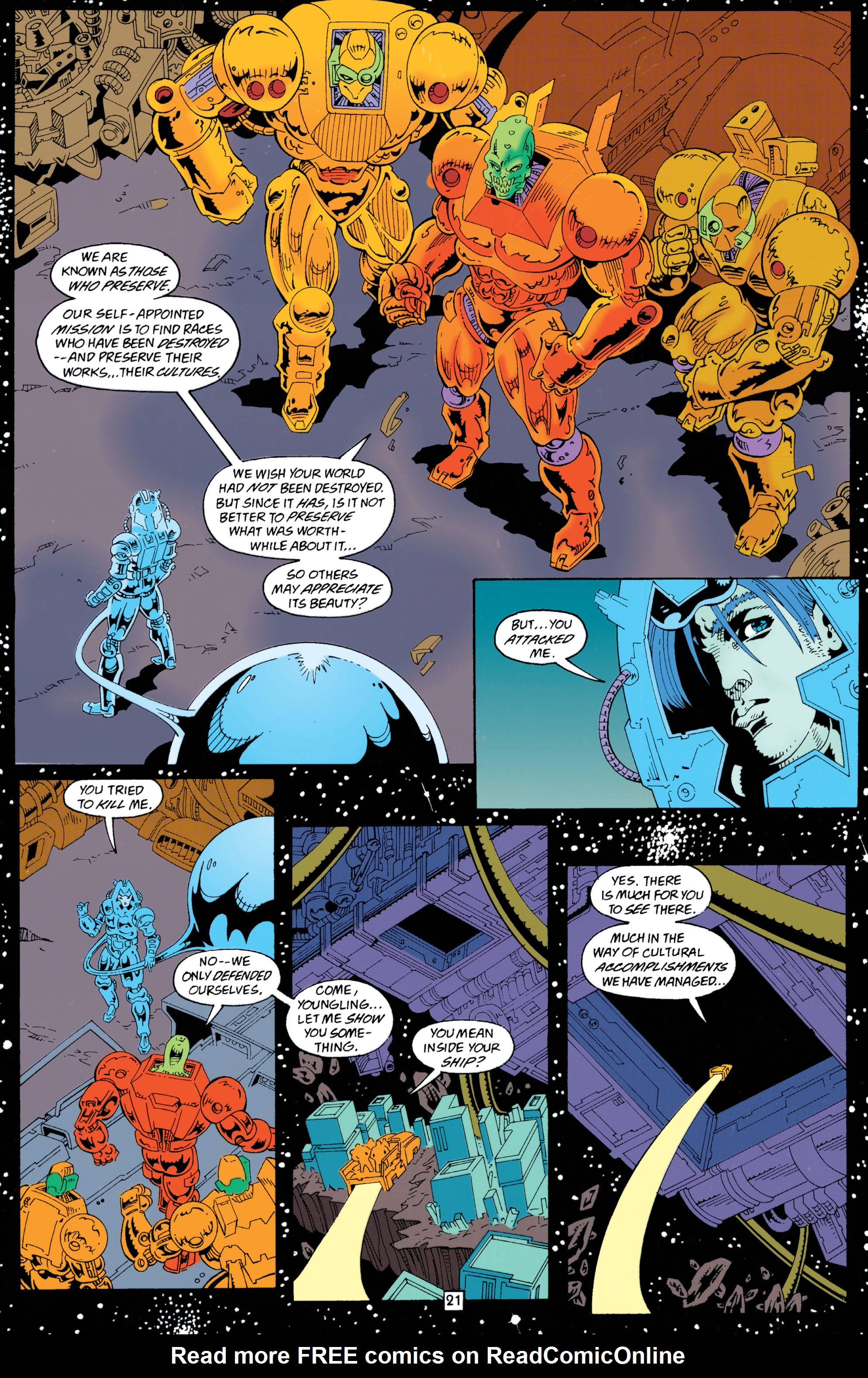 Read online The New Titans (1988) comic -  Issue #123 - 21