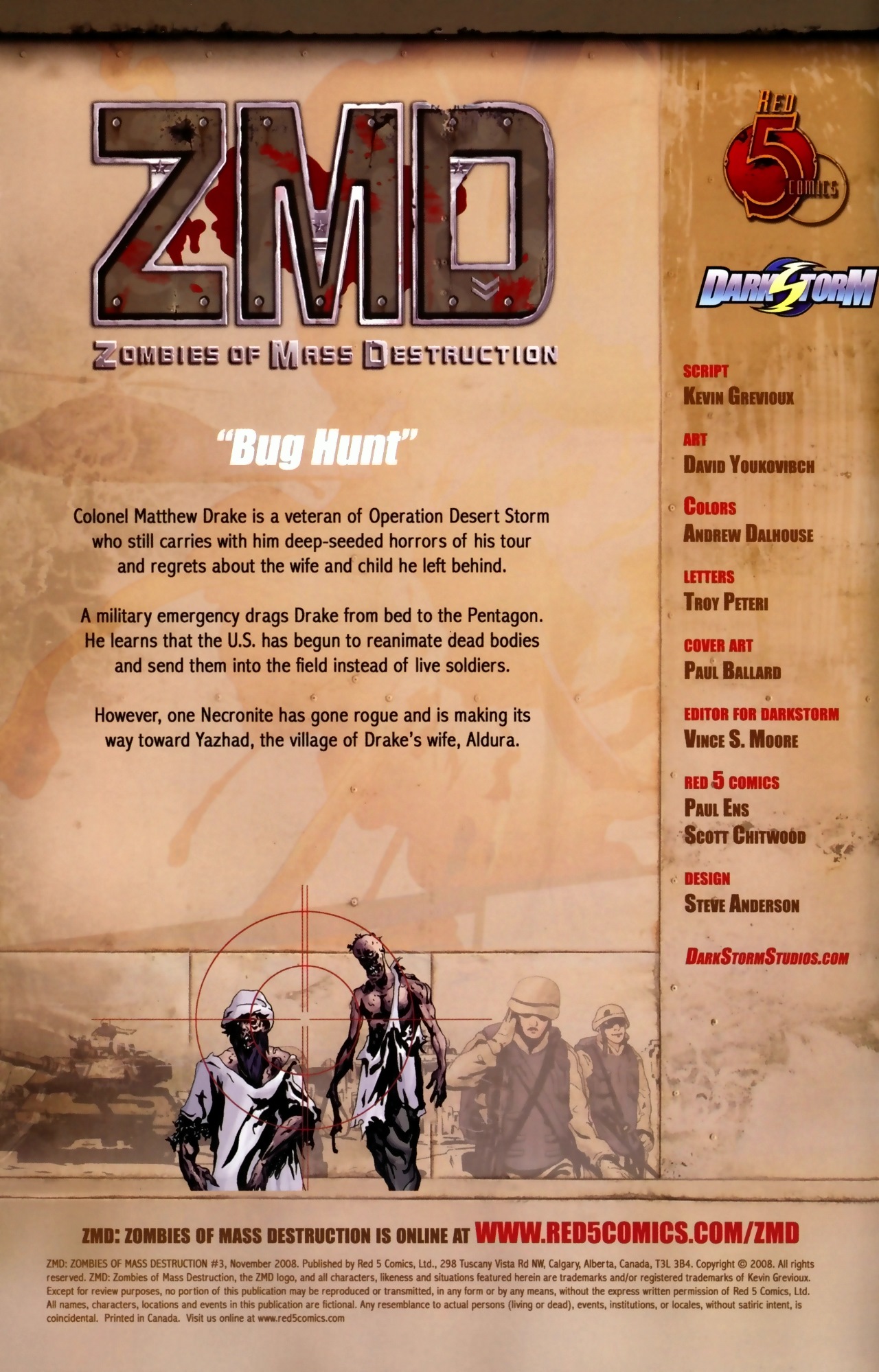 Read online ZMD: Zombies of Mass Destruction comic -  Issue #3 - 2