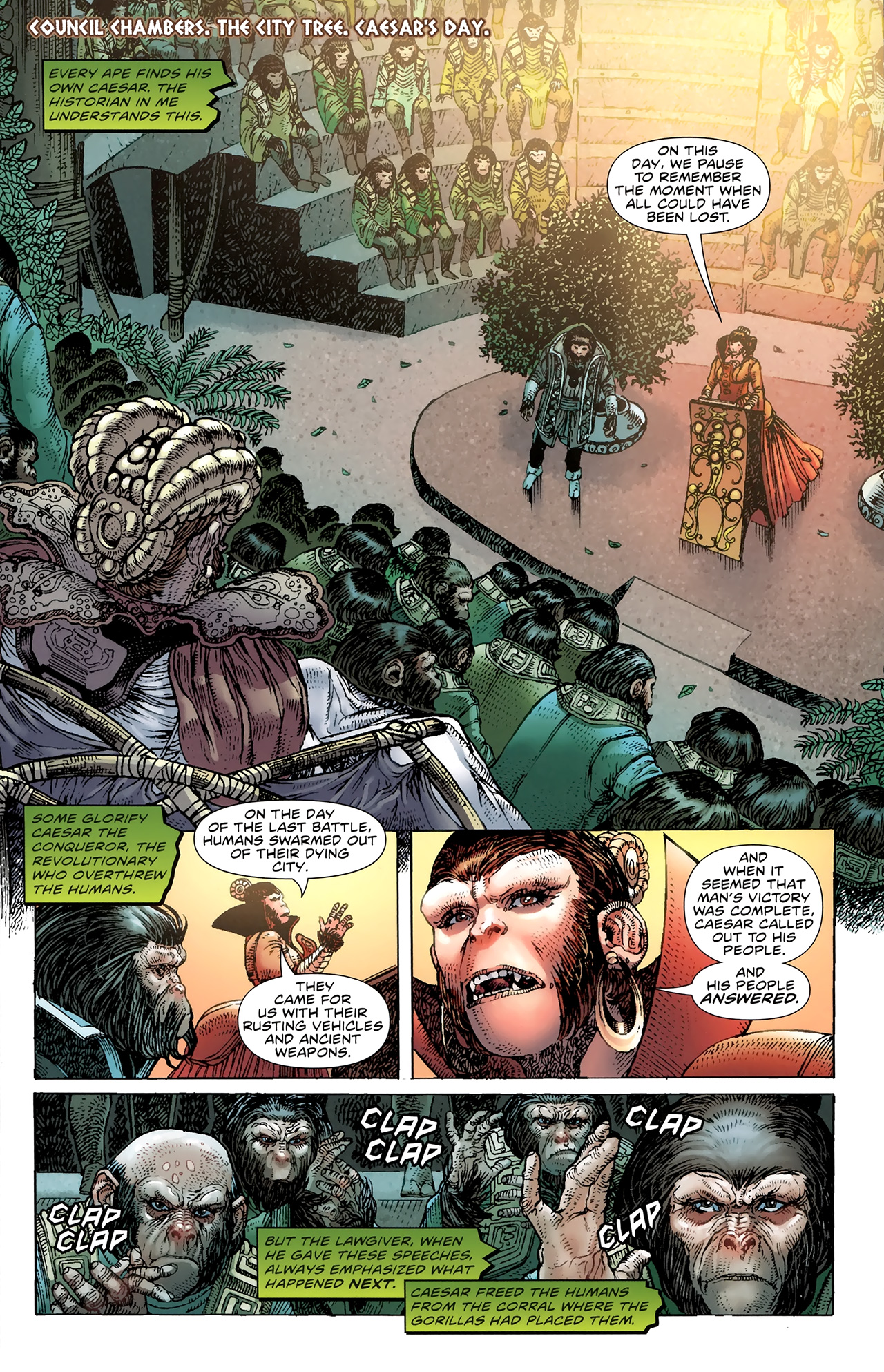 Read online Planet of the Apes (2011) comic -  Issue #7 - 21