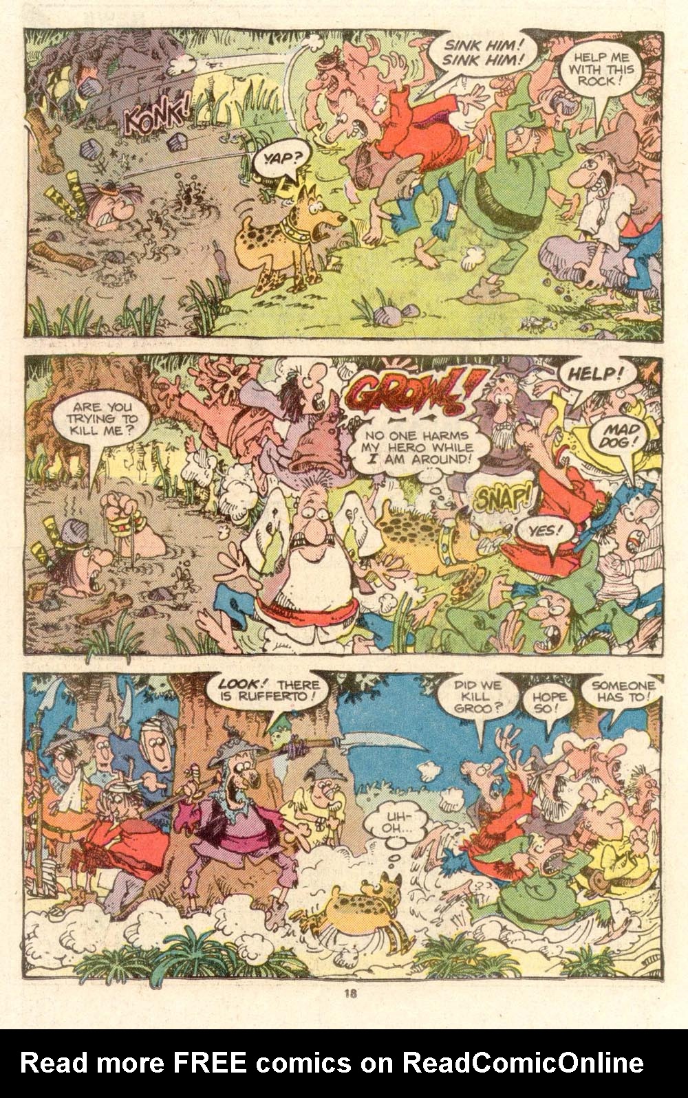 Read online Sergio Aragonés Groo the Wanderer comic -  Issue #29 - 18