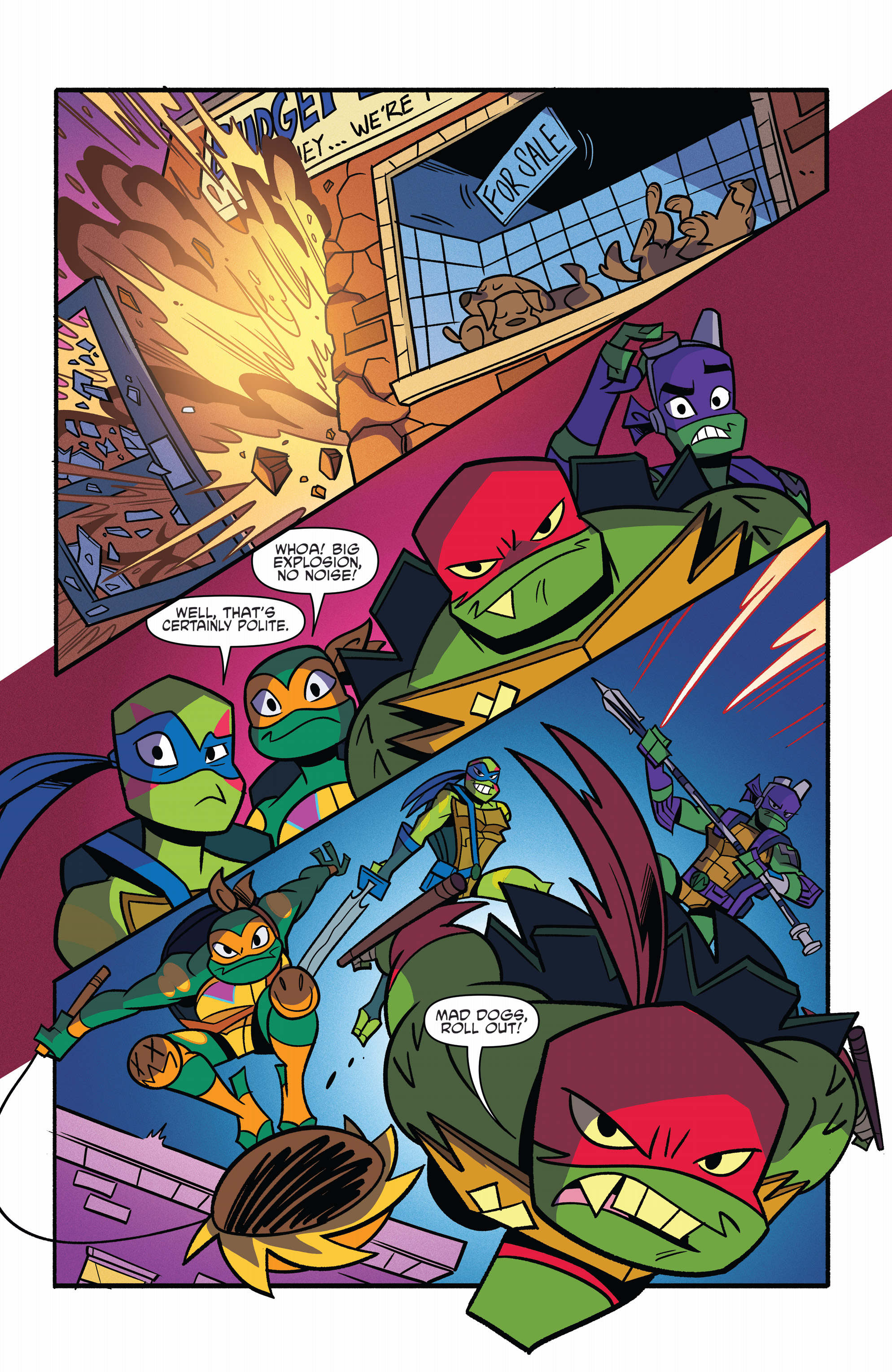 Read online Rise of the Teenage Mutant Ninja Turtles: Sound Off! comic -  Issue #1 - 16
