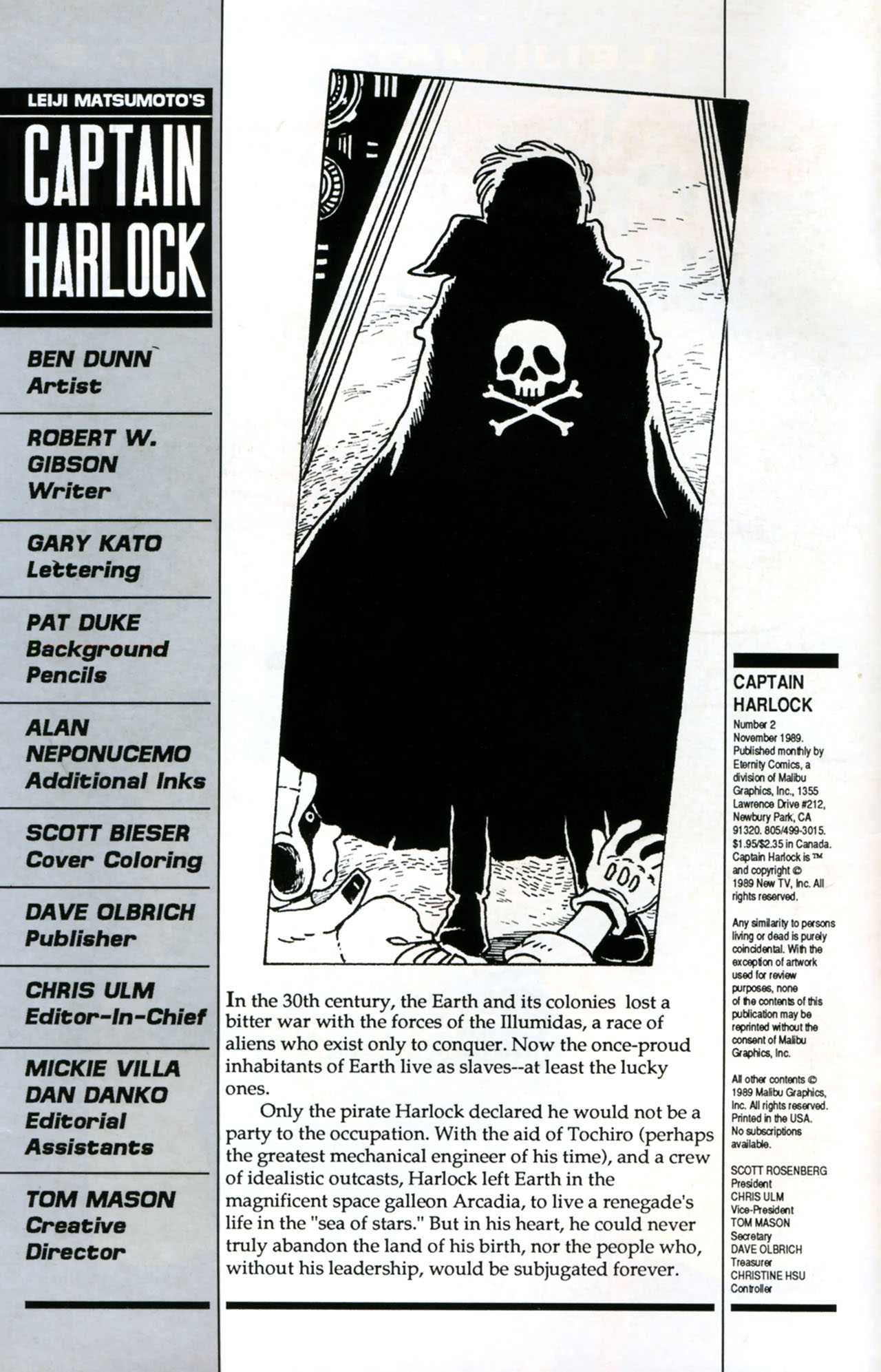 Read online Captain Harlock comic -  Issue #2 - 2