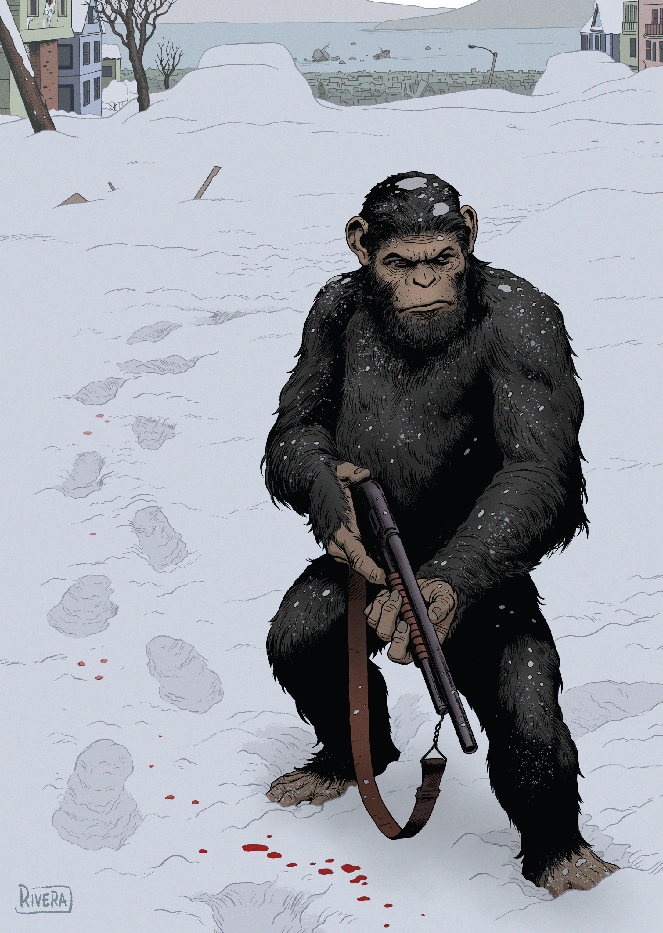 Read online Planet of the Apes Artist Tribute comic -  Issue # TPB - 88