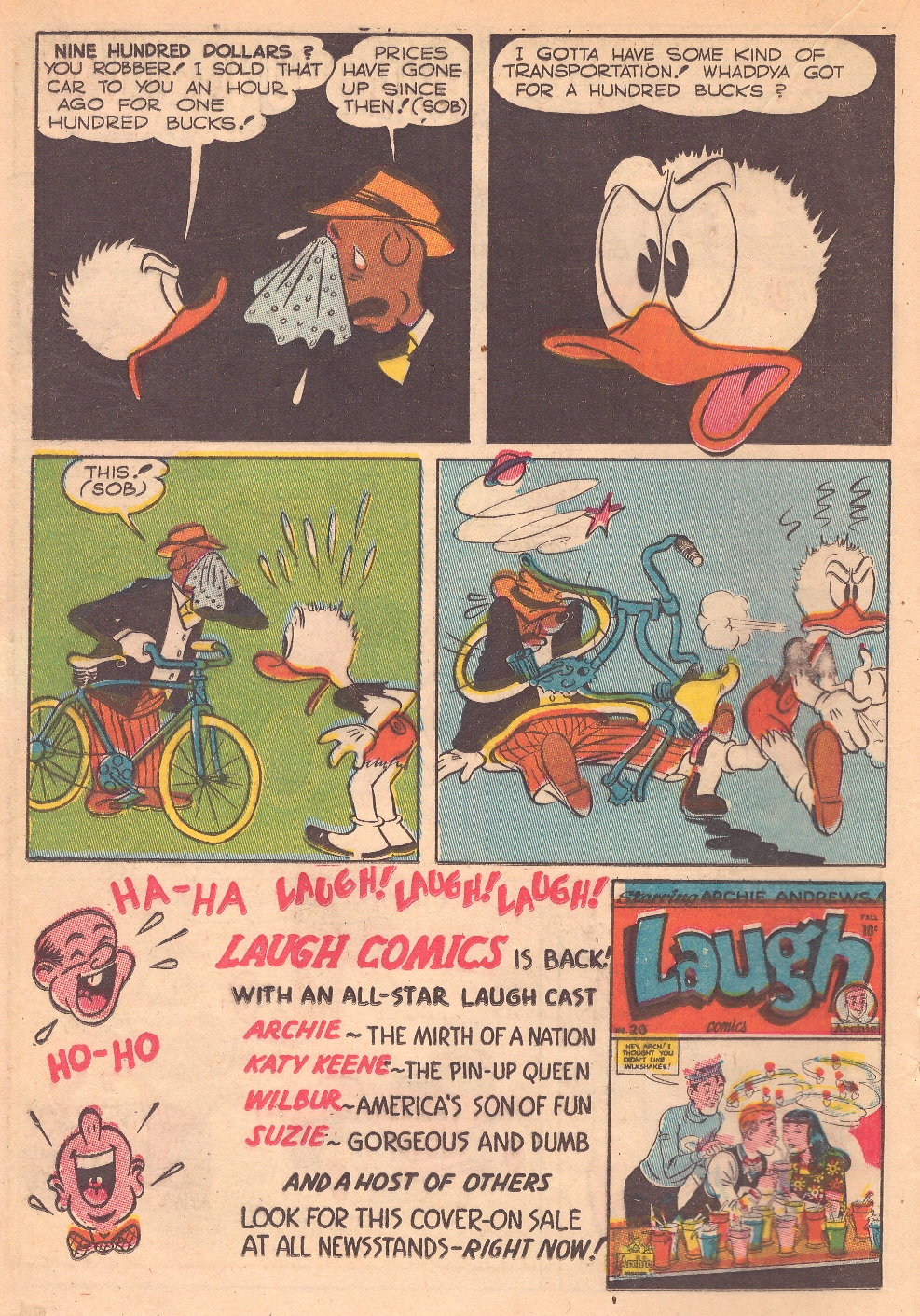 Read online Super Duck Comics comic -  Issue #11 - 23