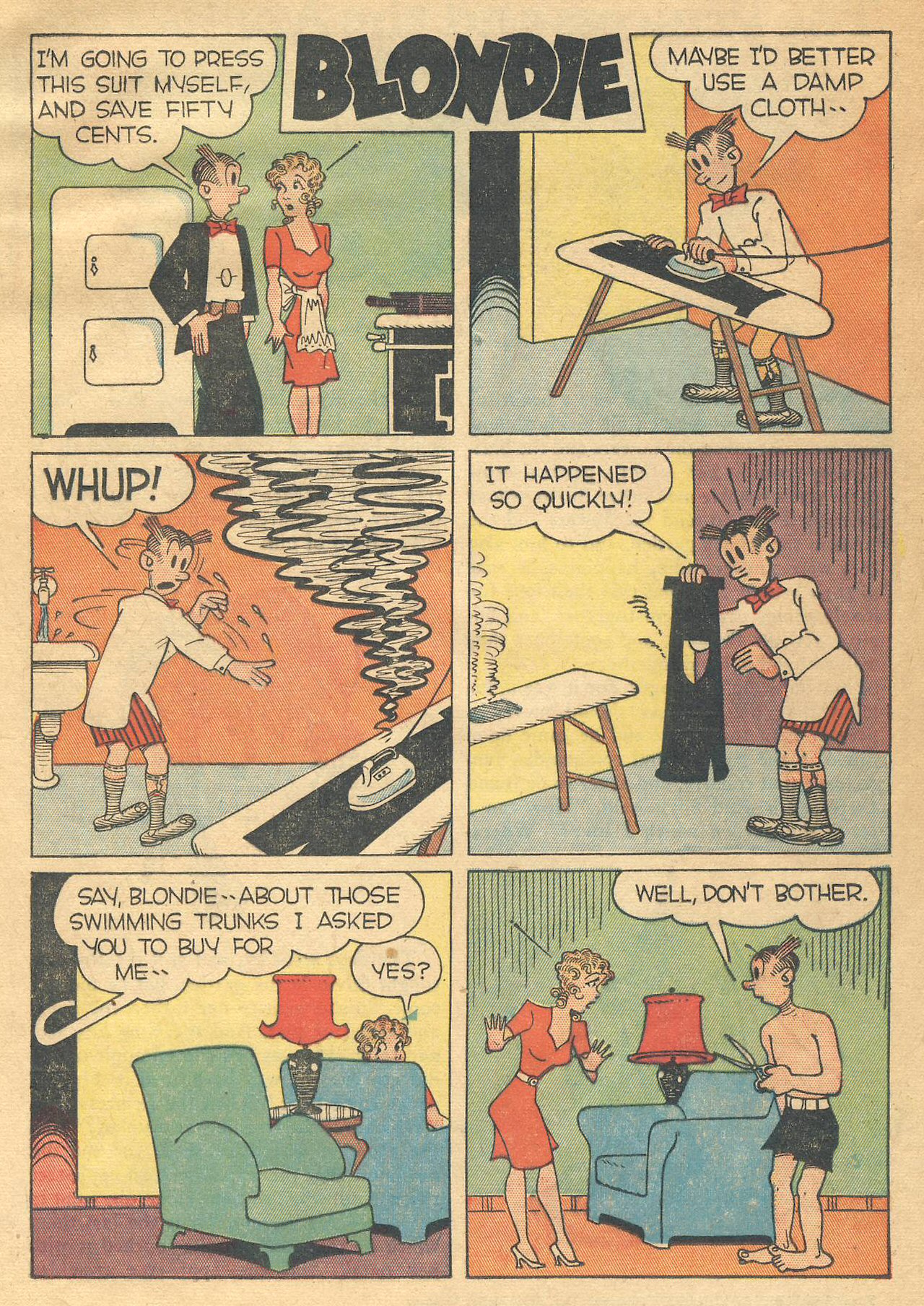 Read online Blondie Comics (1947) comic -  Issue #1 - 15