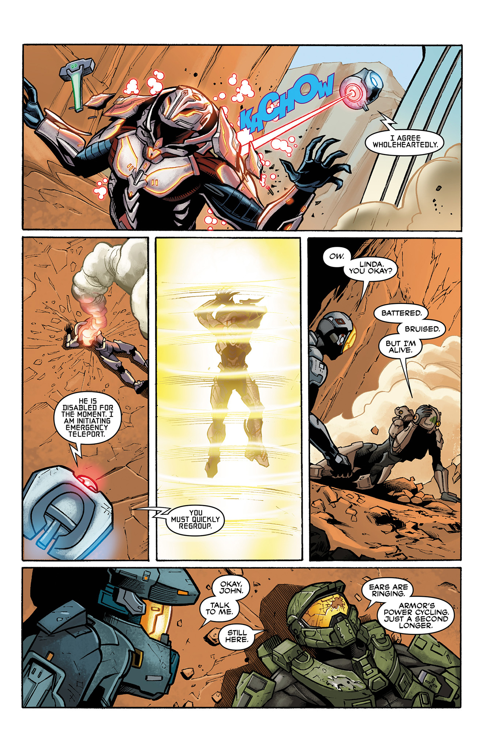 Read online Halo: Escalation comic -  Issue #10 - 11