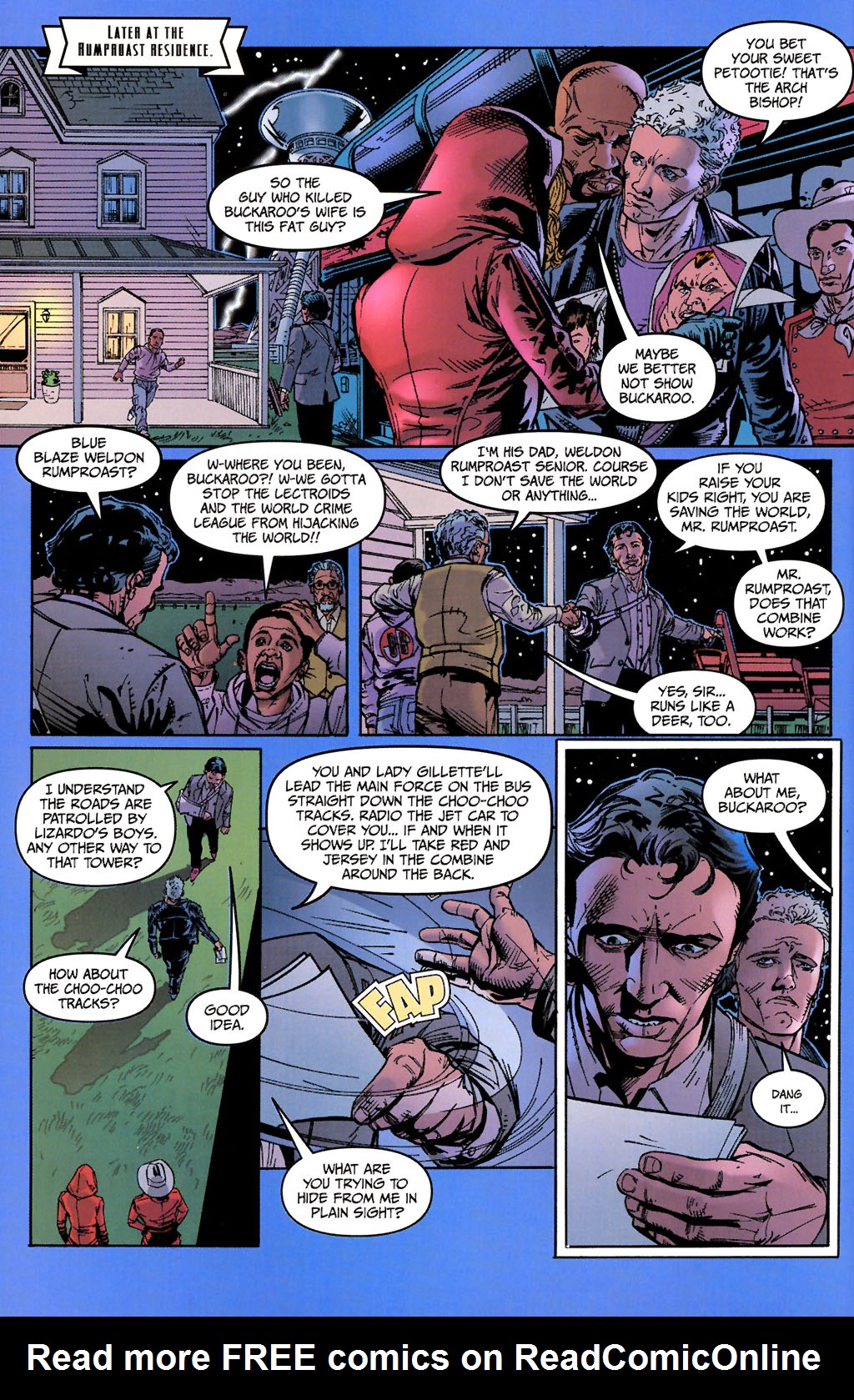 Read online Buckaroo Banzai: Return of the Screw (2006) comic -  Issue #3 - 4