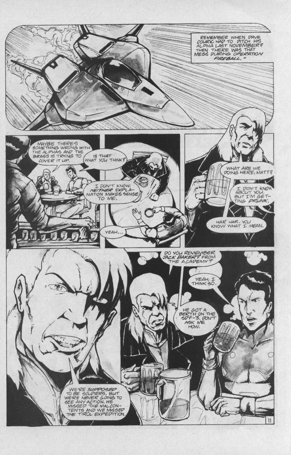Read online Robotech II: The Sentinels - CyberPirates comic -  Issue #1 - 13