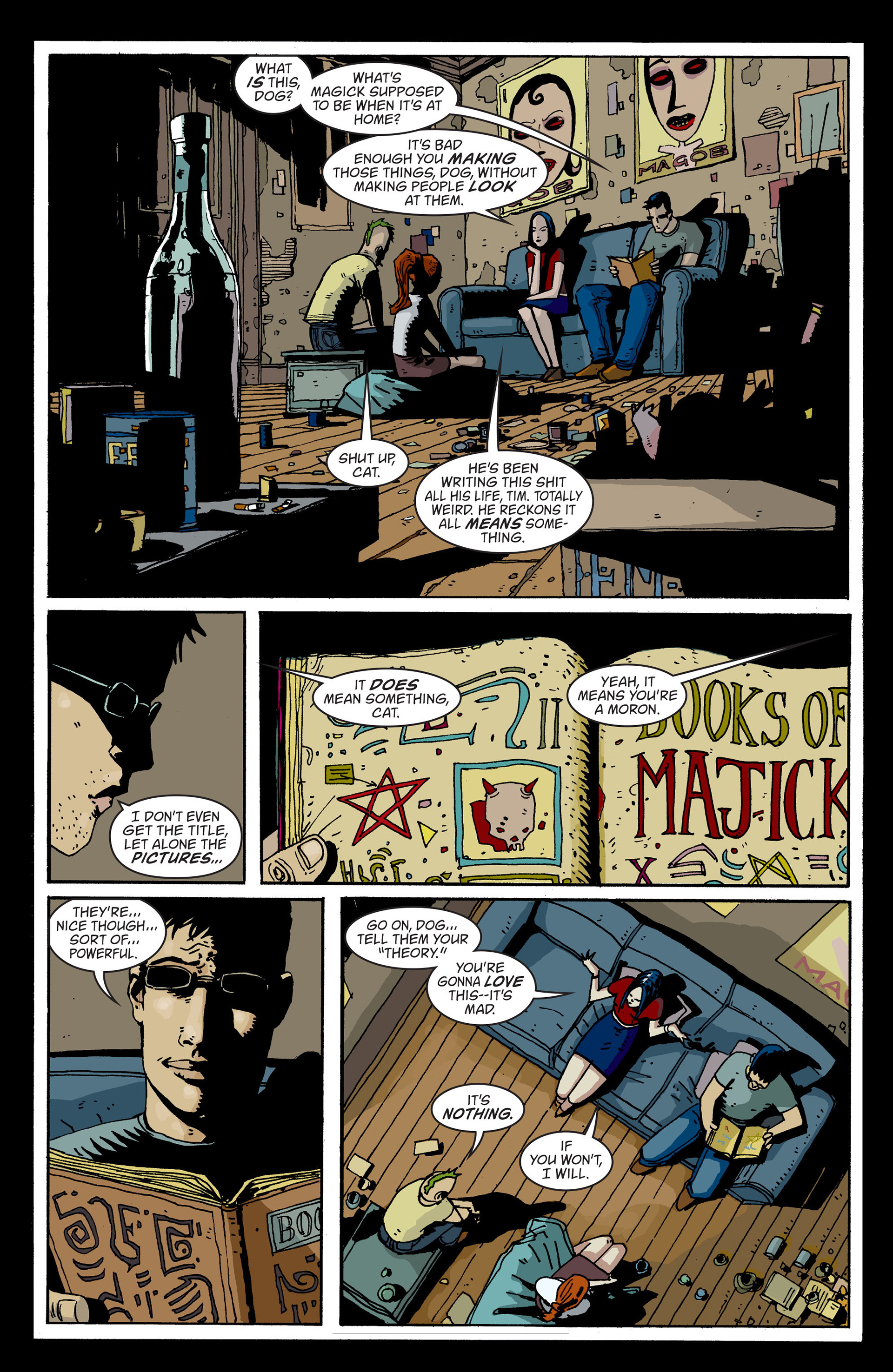 Read online Books of Magick: Life During Wartime comic -  Issue #1 - 17