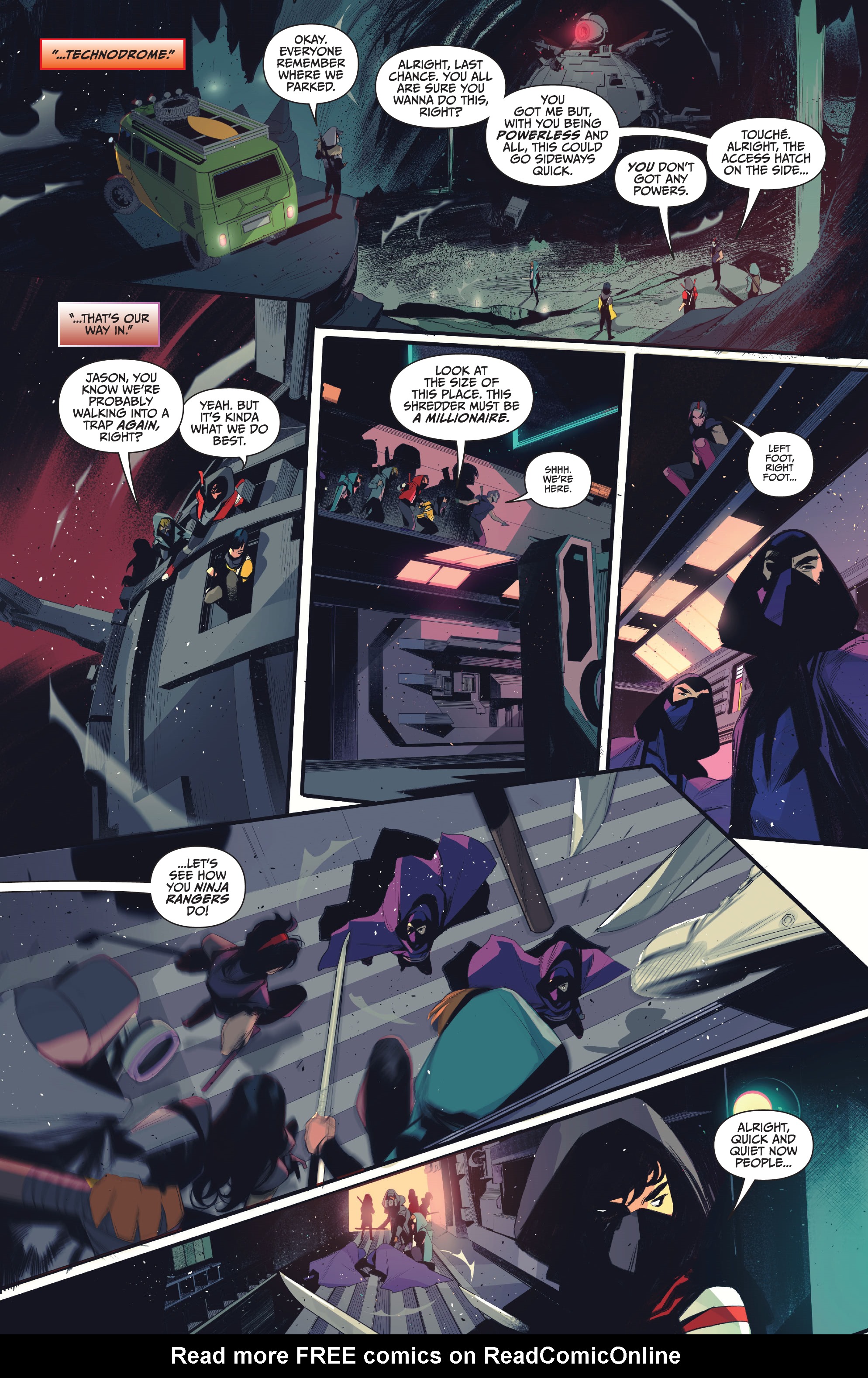 Read online Mighty Morphin Power Rangers: Teenage Mutant Ninja Turtles comic -  Issue #4 - 10