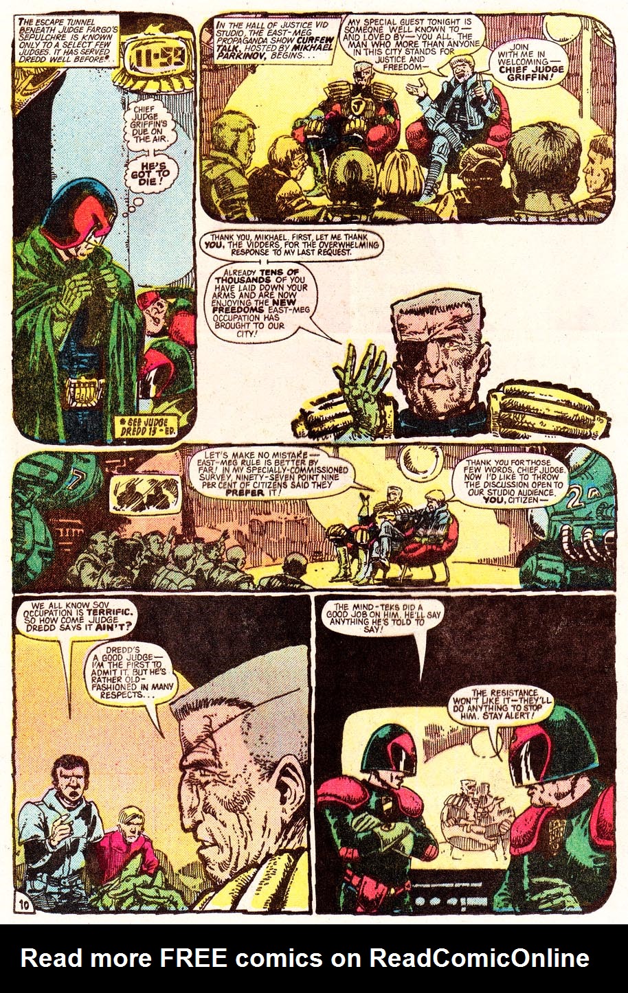 Read online Judge Dredd (1983) comic -  Issue #23 - 10