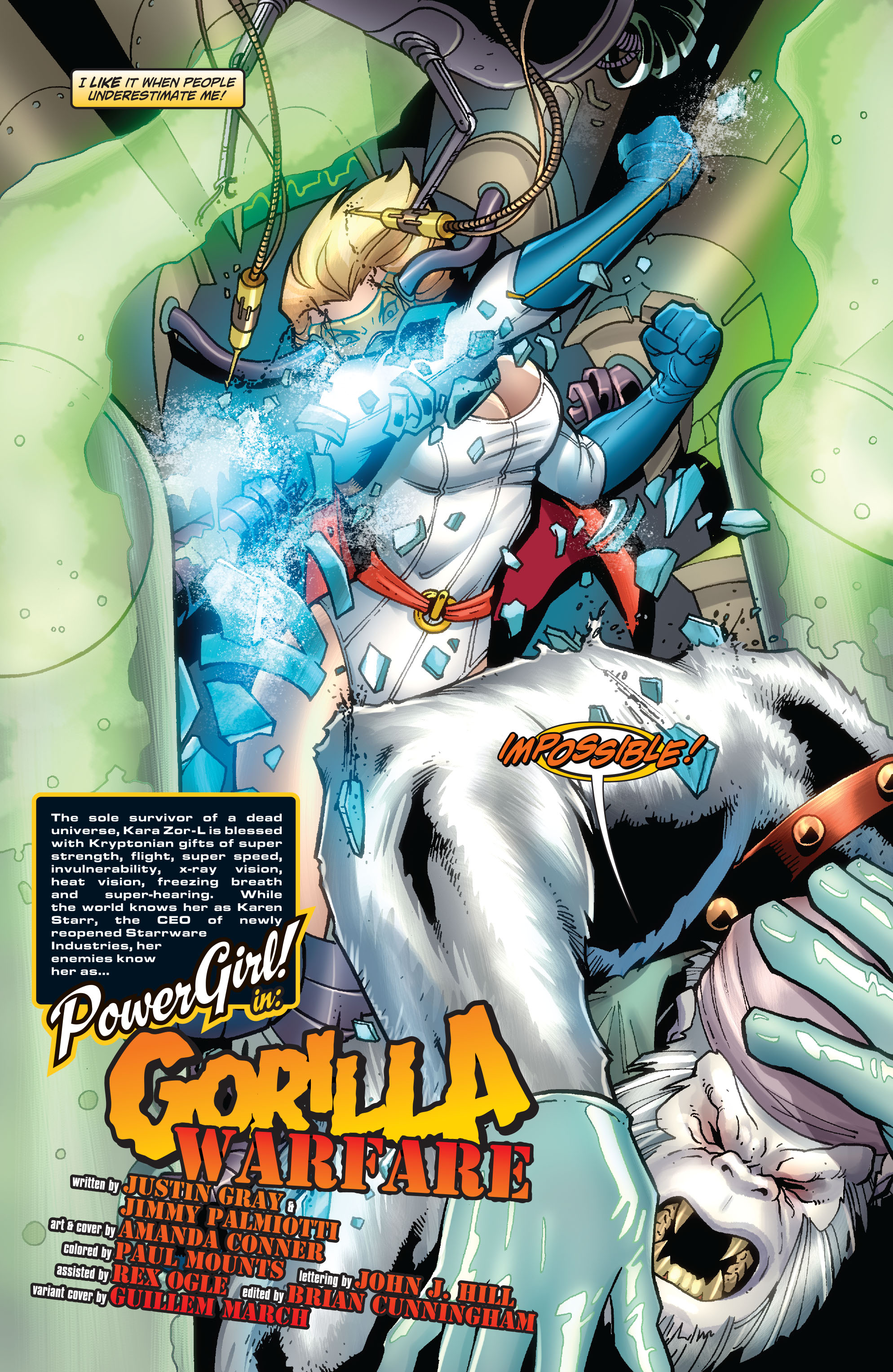 Read online Power Girl (2009) comic -  Issue #3 - 4