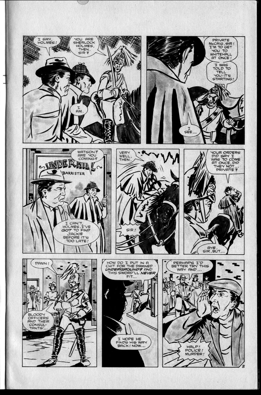 Read online Sherlock Holmes in the Case of the Missing Martian comic -  Issue #4 - 5