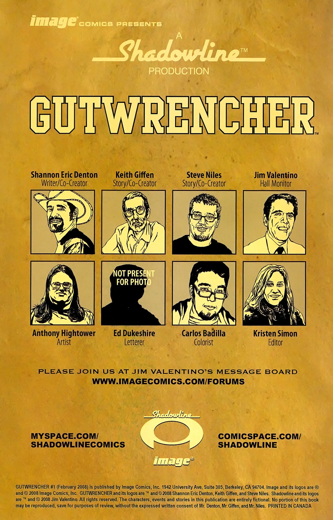 Read online Gutwrencher comic -  Issue #1 - 2