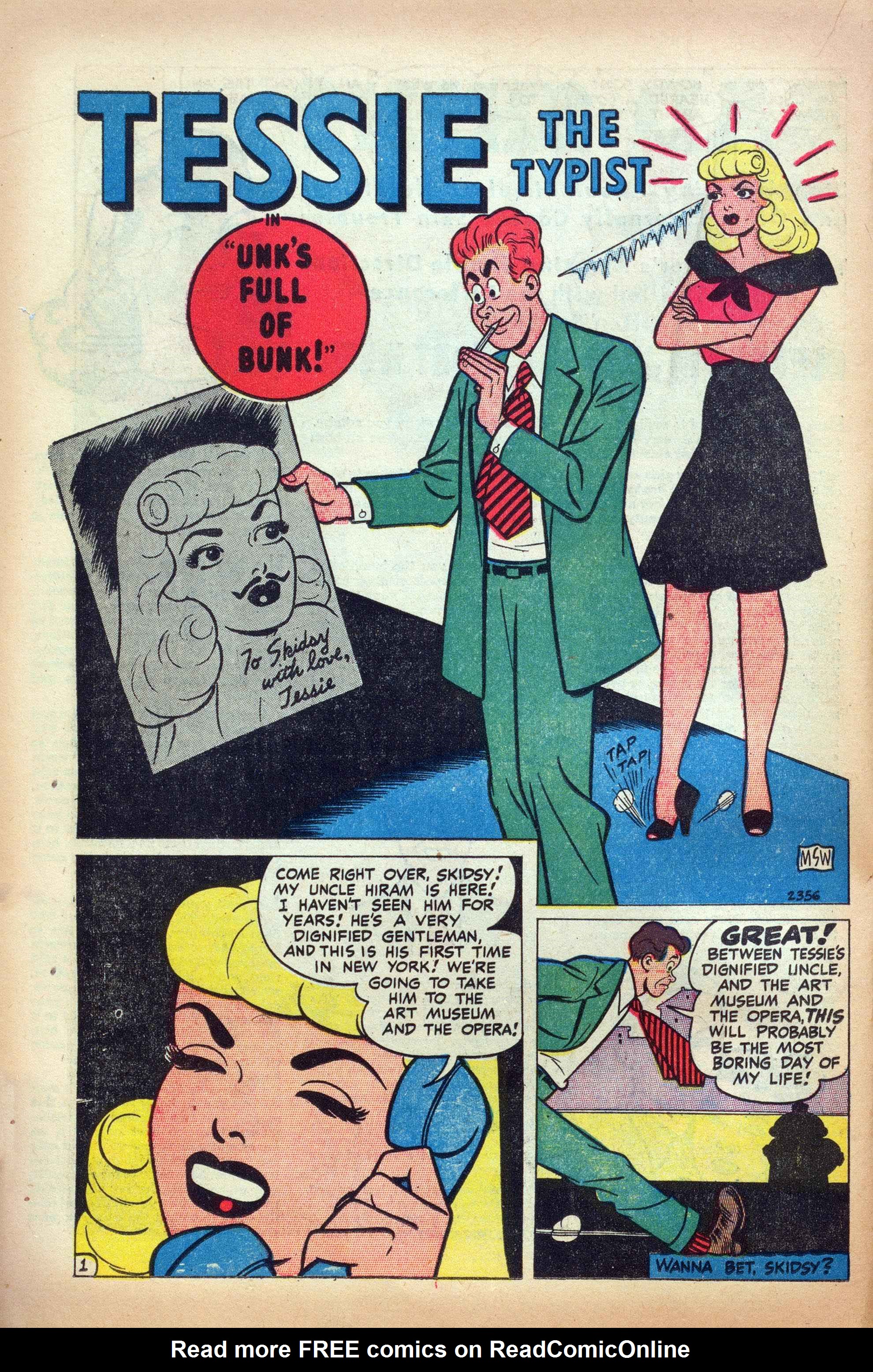 Read online Tessie the Typist comic -  Issue #16 - 32