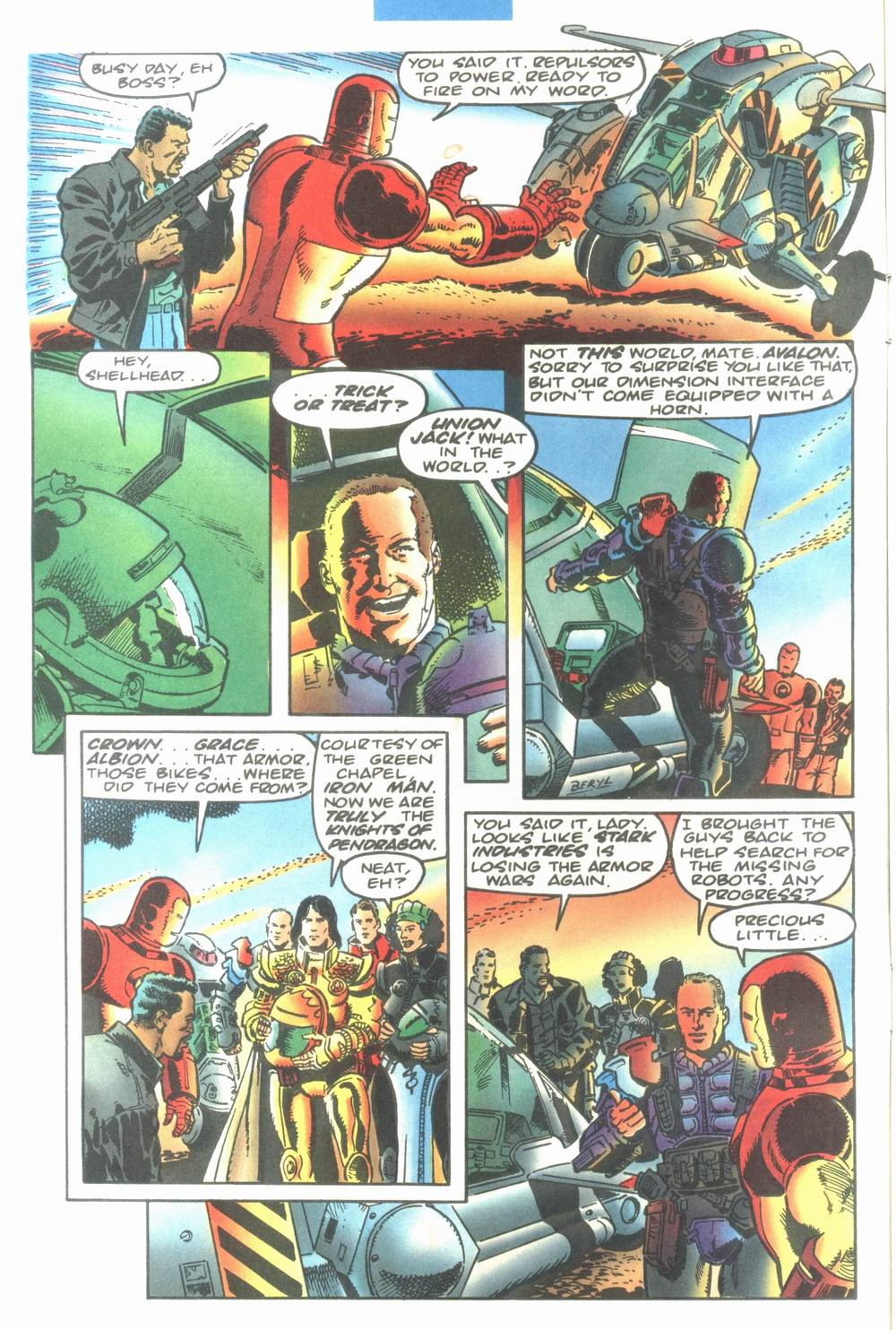 Read online Knights of Pendragon comic -  Issue #3 - 3